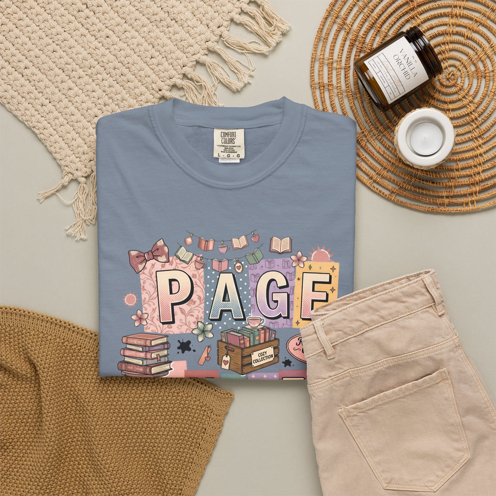 Page Turner T-Shirt — Cute Book Lover Graphic Tee