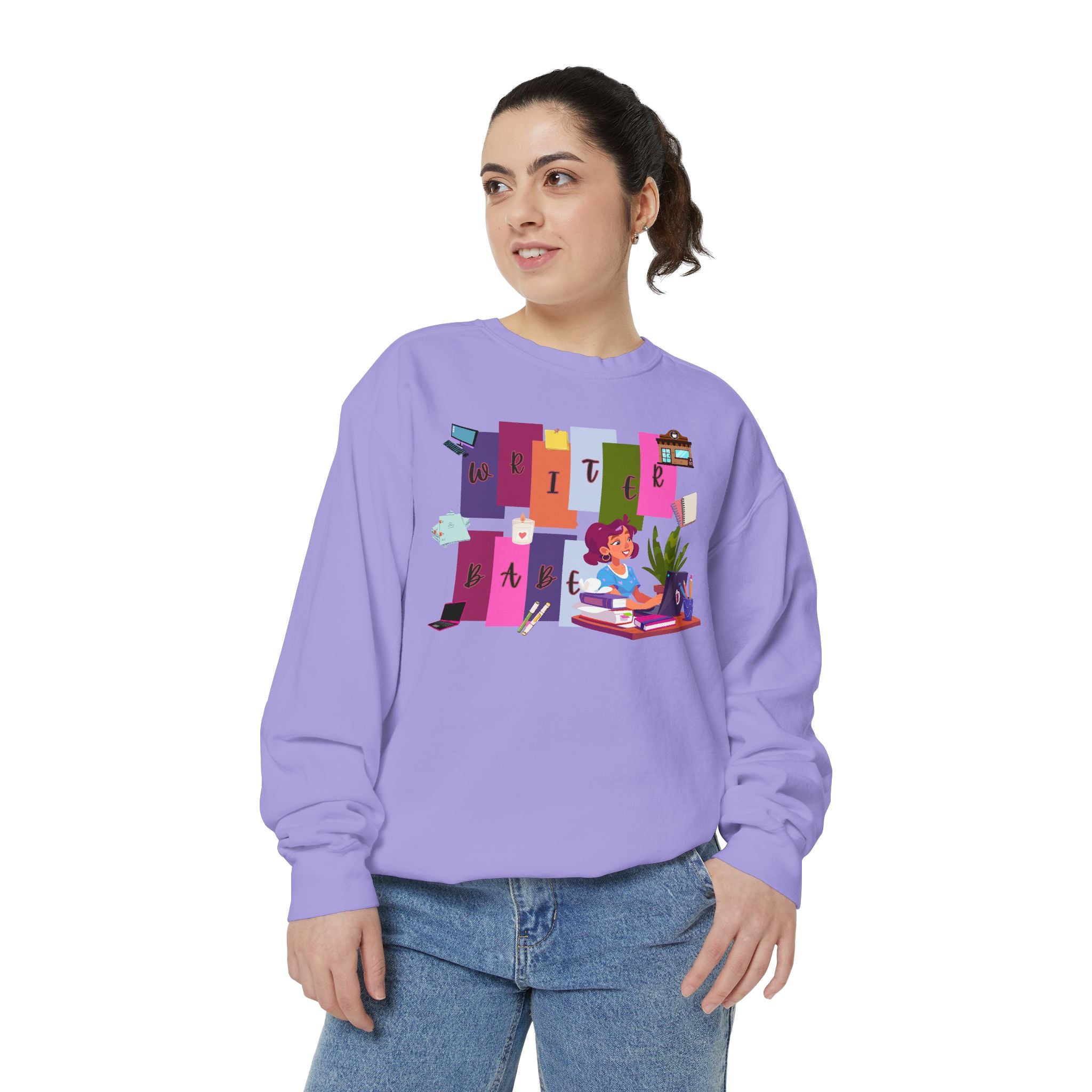 Writer Babe Crewneck Sweatshirt