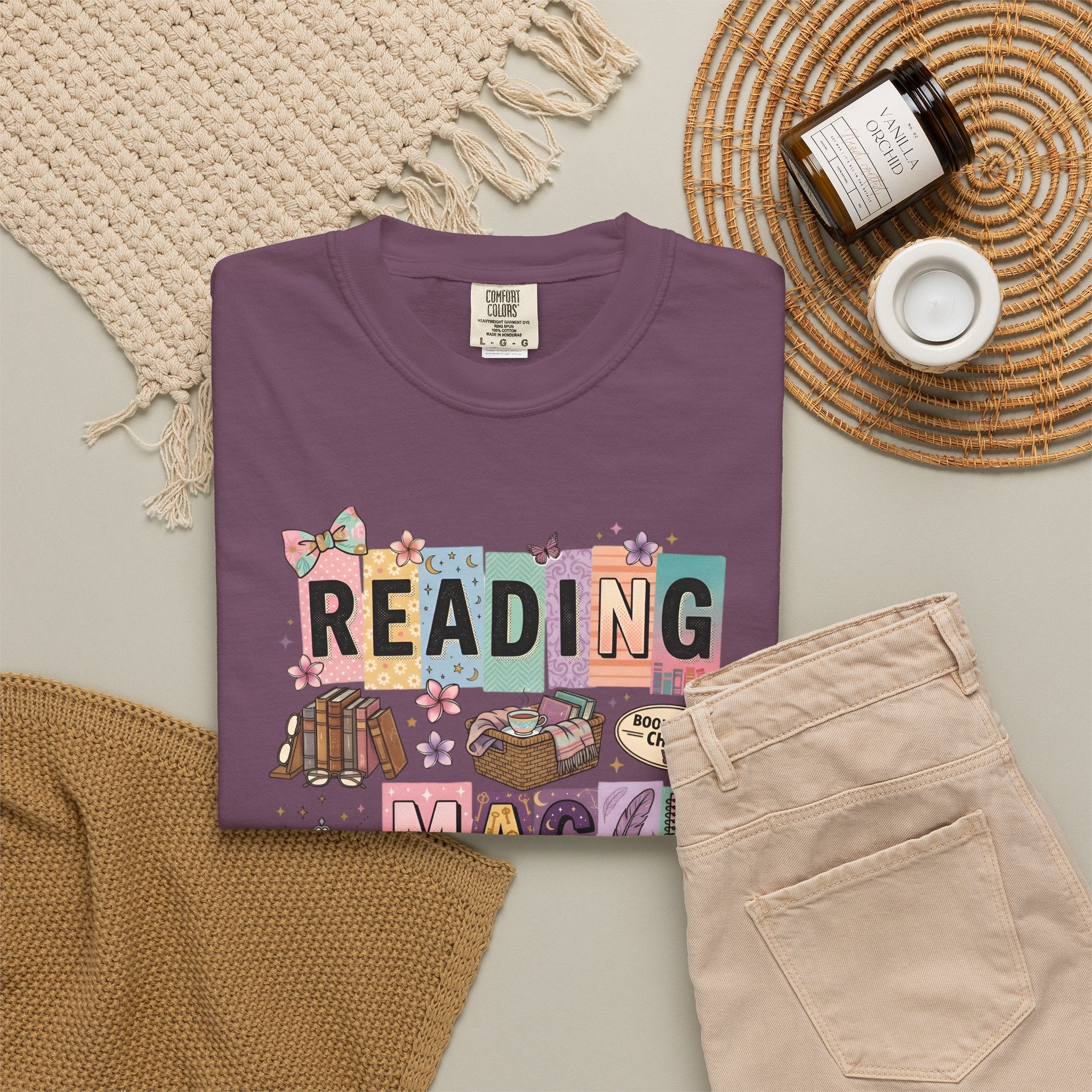 Reading Magic T-Shirt – Cute Book Lover Graphic Tee
