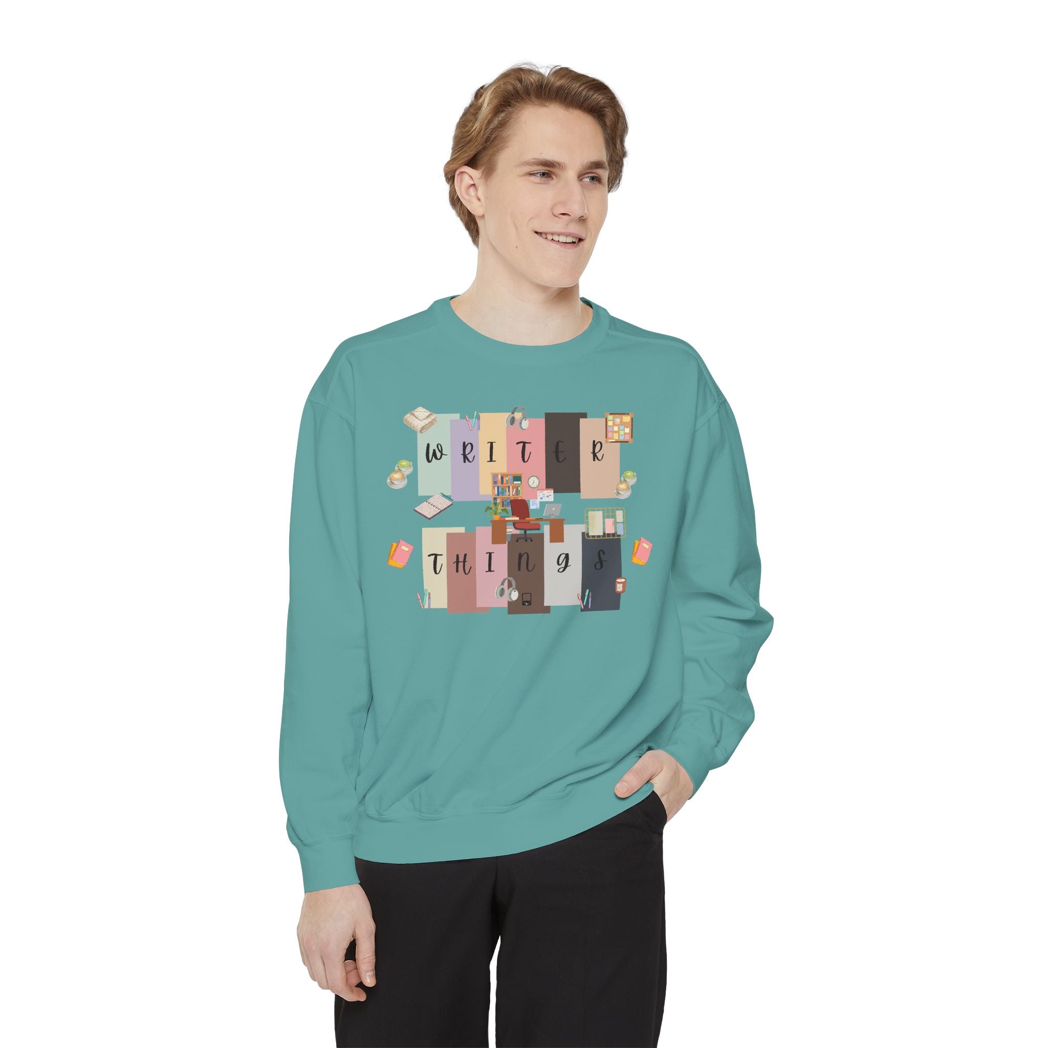Write Things Sweatshirt — Cozy Writer Crewneck for Authors & Journalers