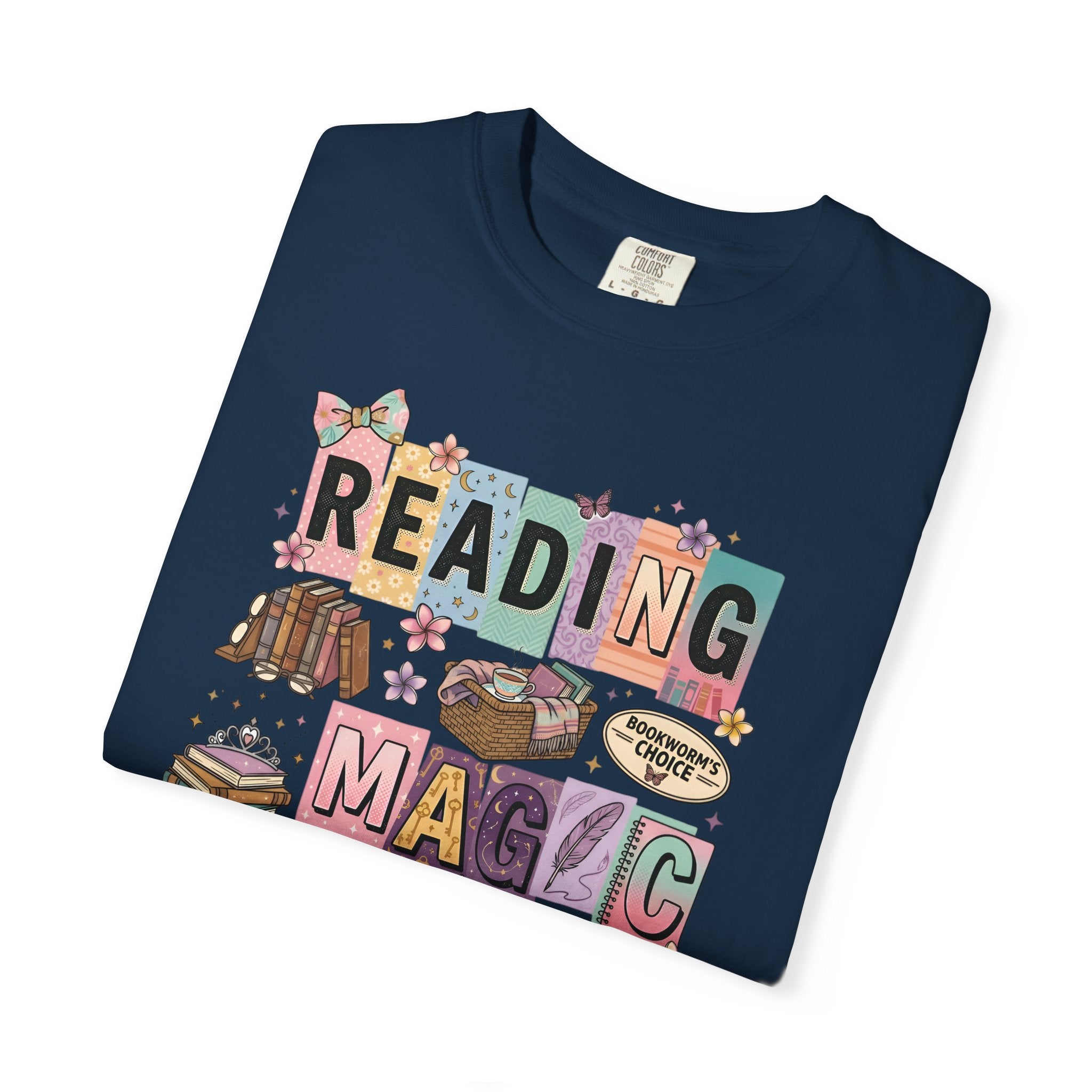 Reading Magic T-Shirt – Cute Book Lover Graphic Tee