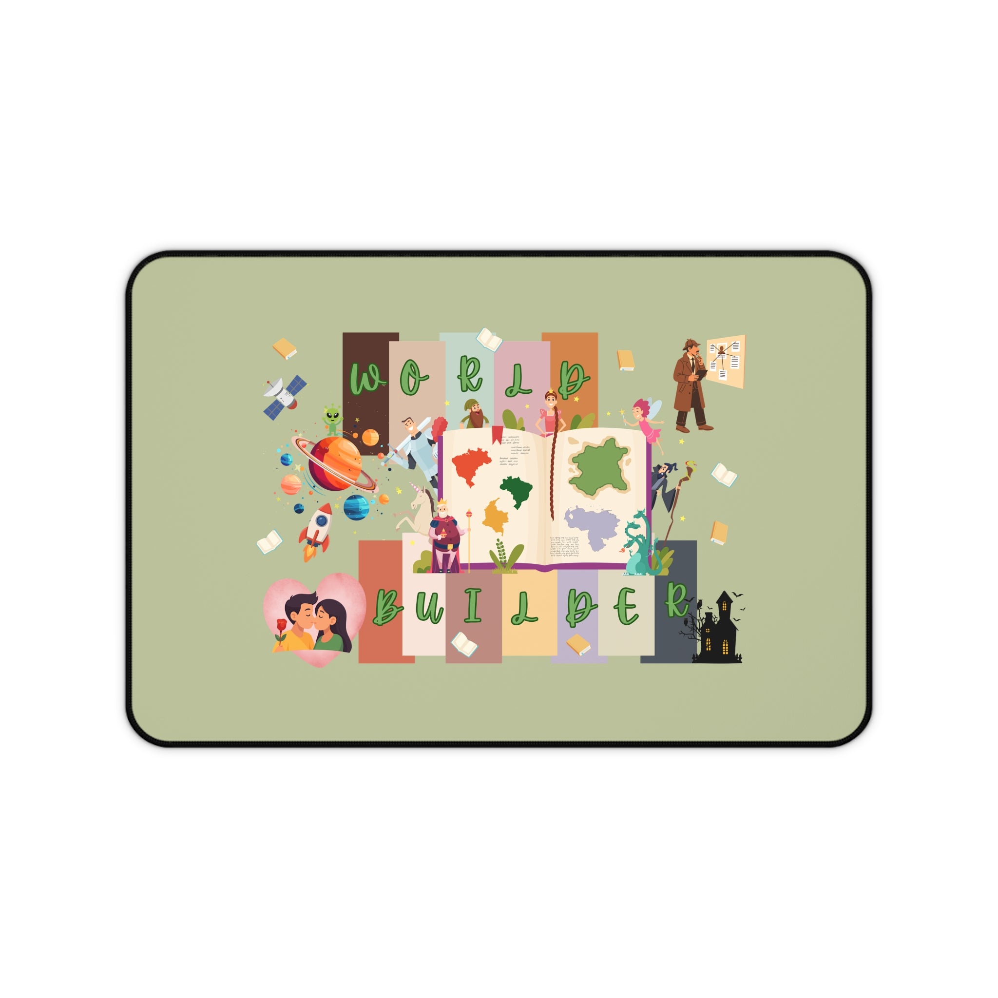 World Builder Desk Mat — RPG Mapmaking & Tabletop Gaming Mouse Pad