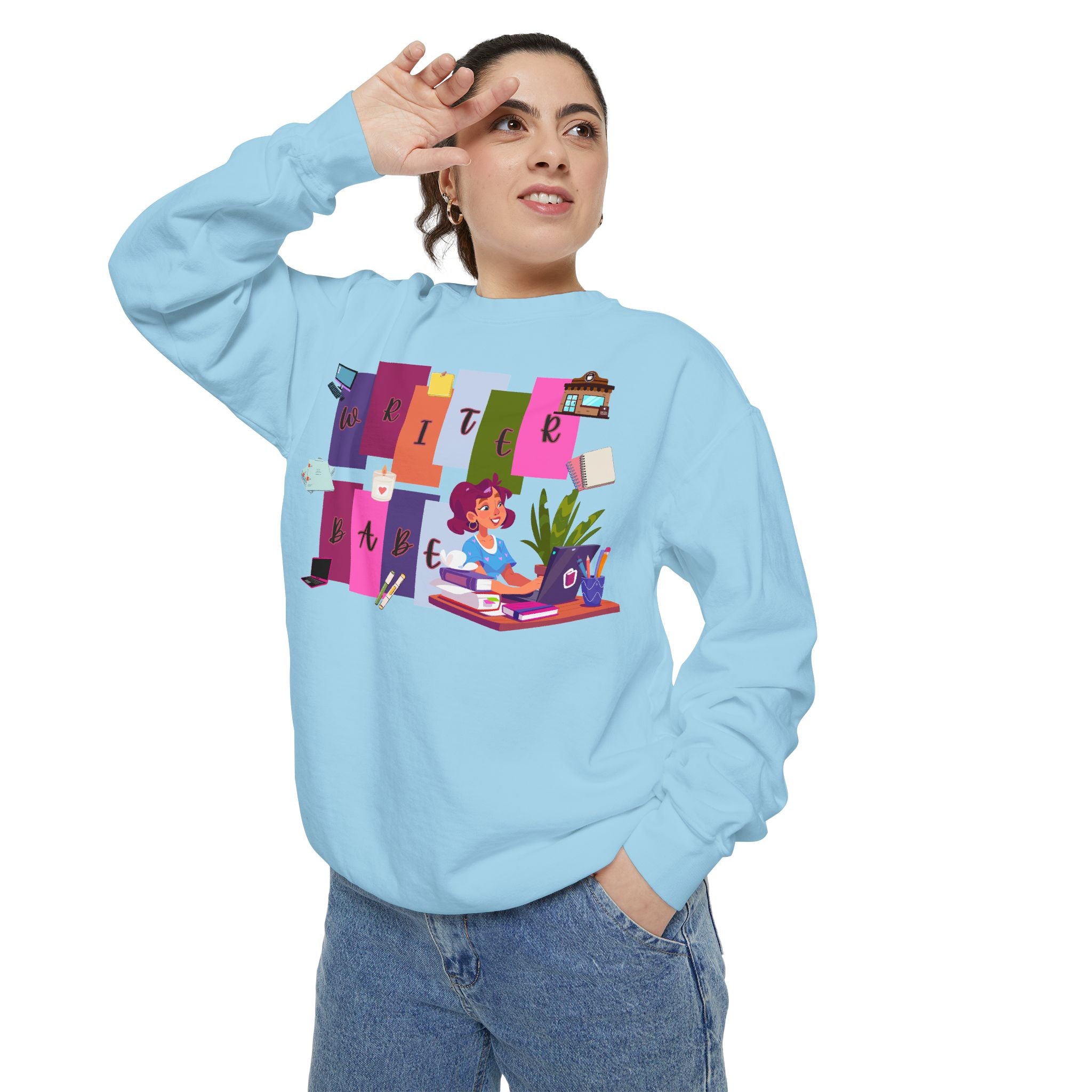 Writer Babe Crewneck Sweatshirt