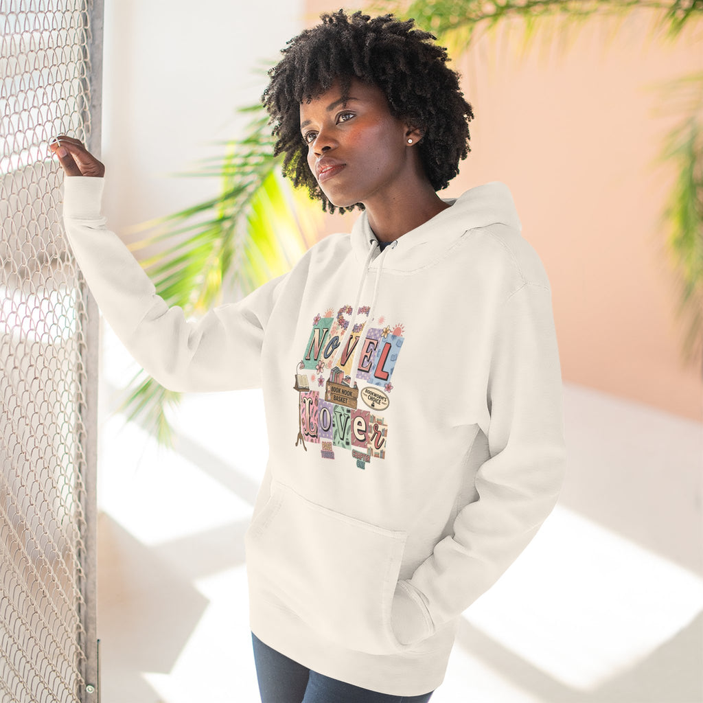 Novel Lover Hoodie — Cozy Literary Graphic Pullover