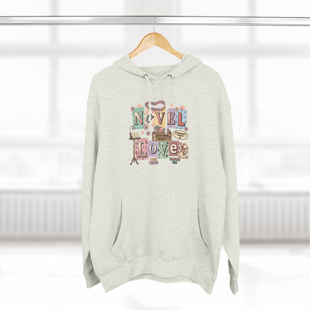 Novel Lover Hoodie — Cozy Literary Graphic Pullover
