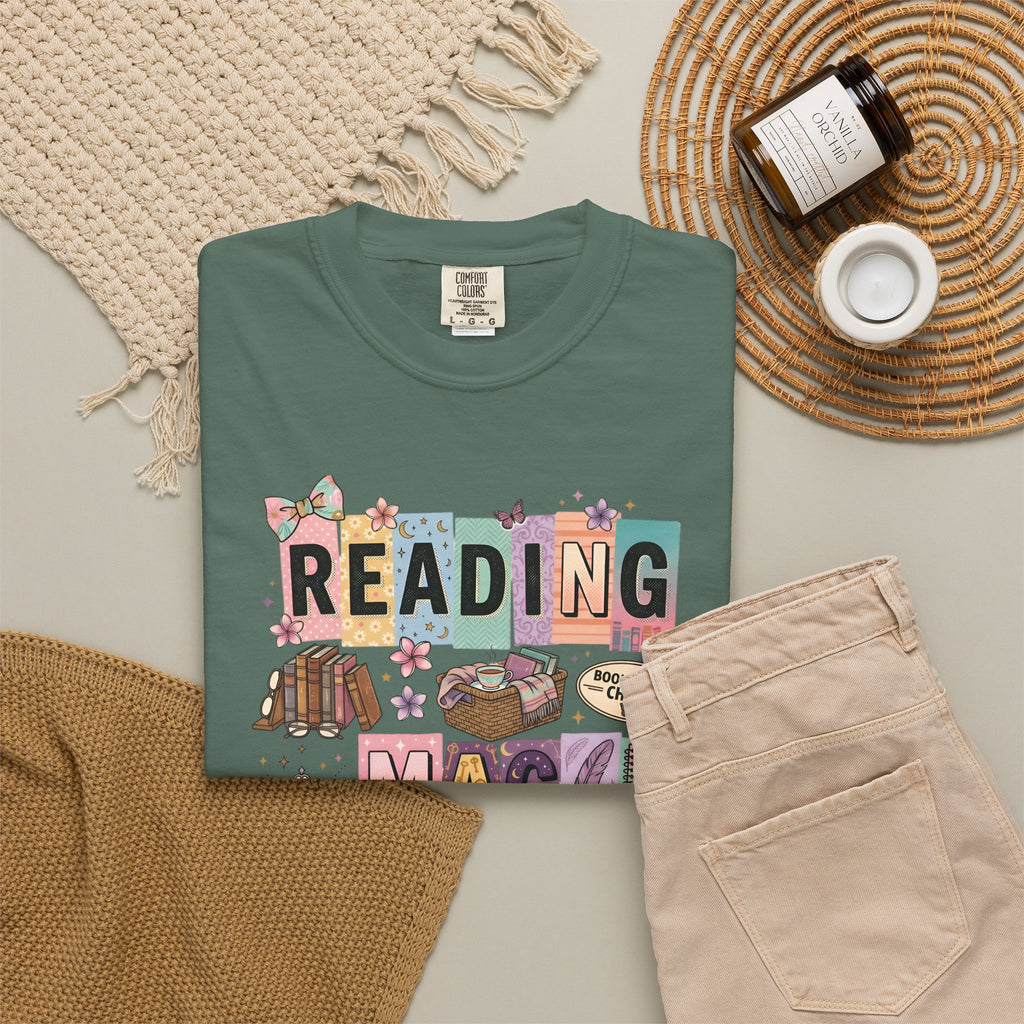 Reading Magic T-Shirt – Cute Book Lover Graphic Tee