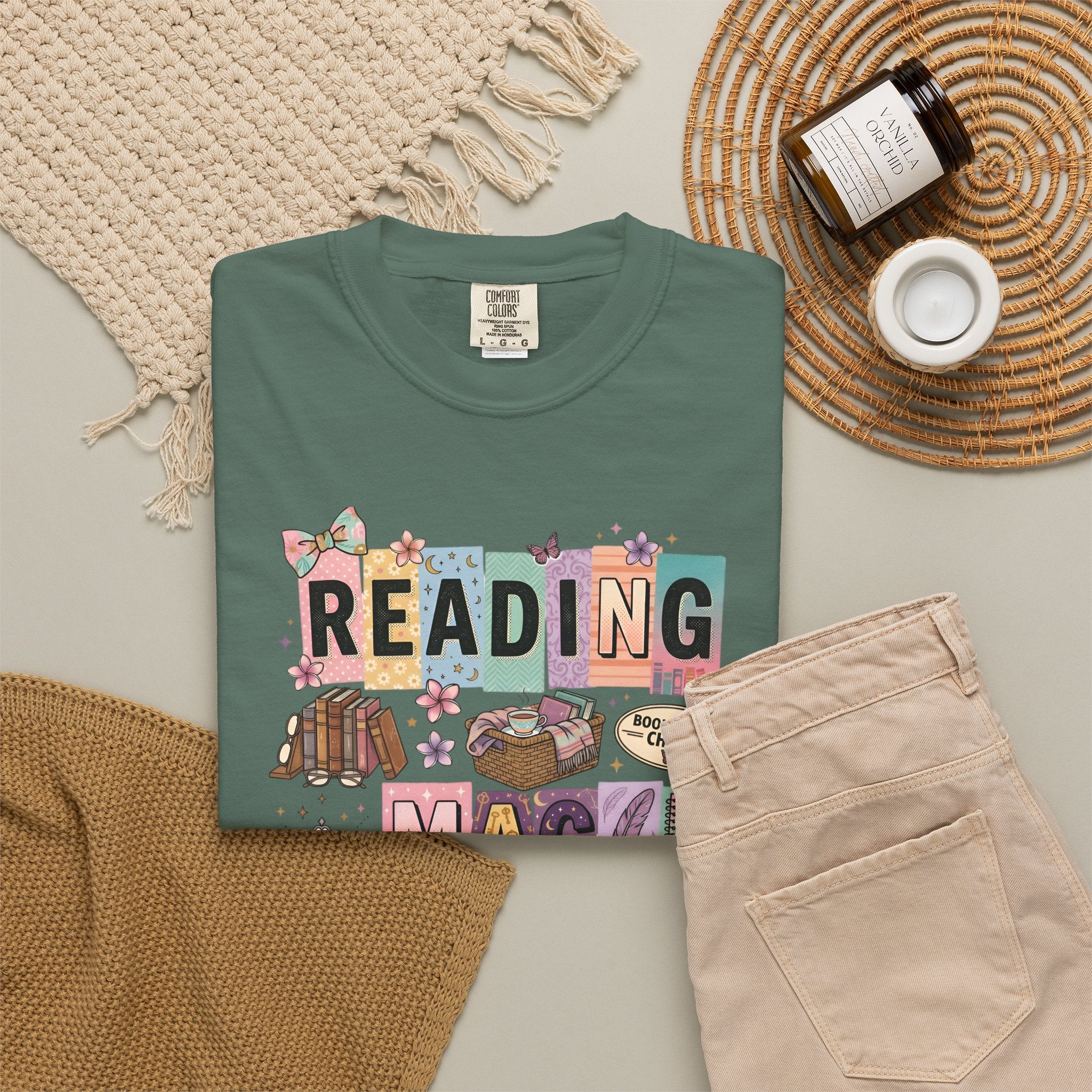 Reading Magic T-Shirt – Cute Book Lover Graphic Tee