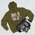Writer Hoodie — Retro Collage Graphic "Writer Things" Comfort Pullover