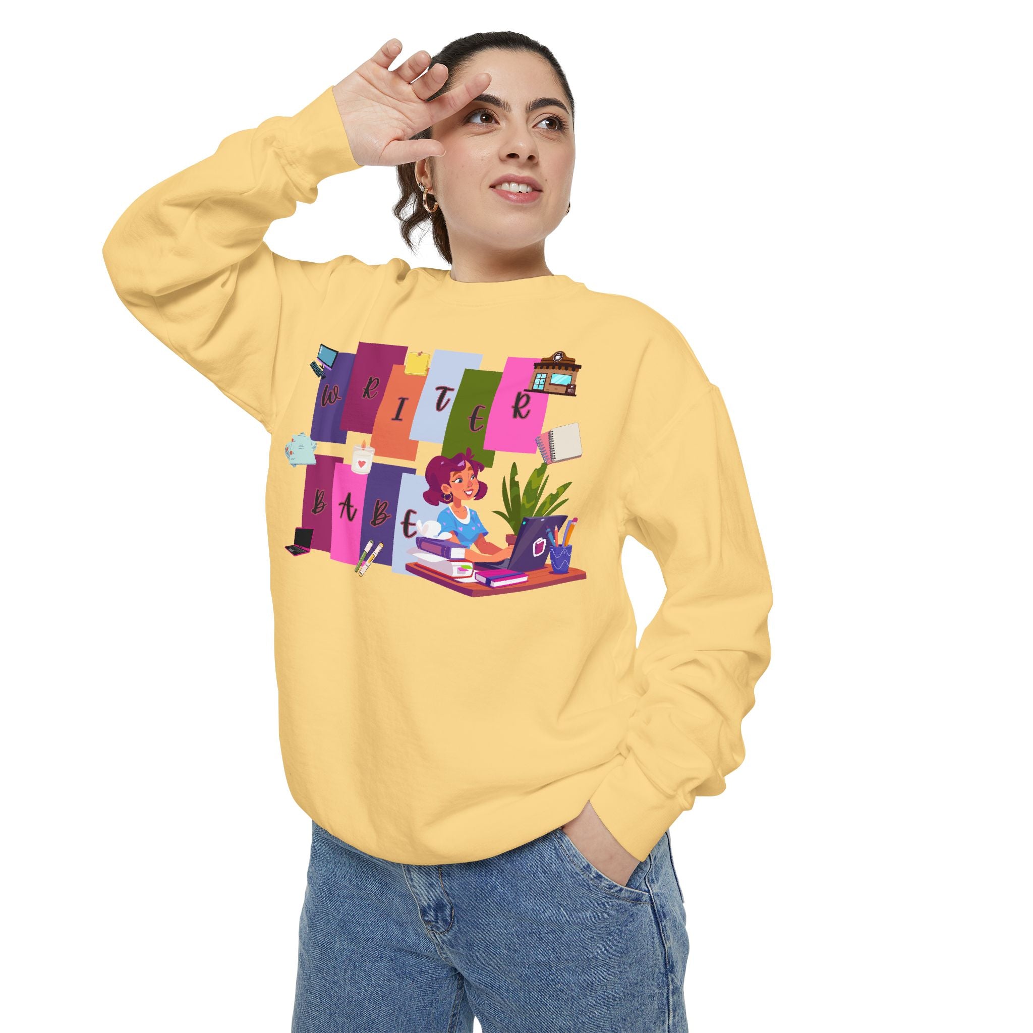 Writer Babe Crewneck Sweatshirt