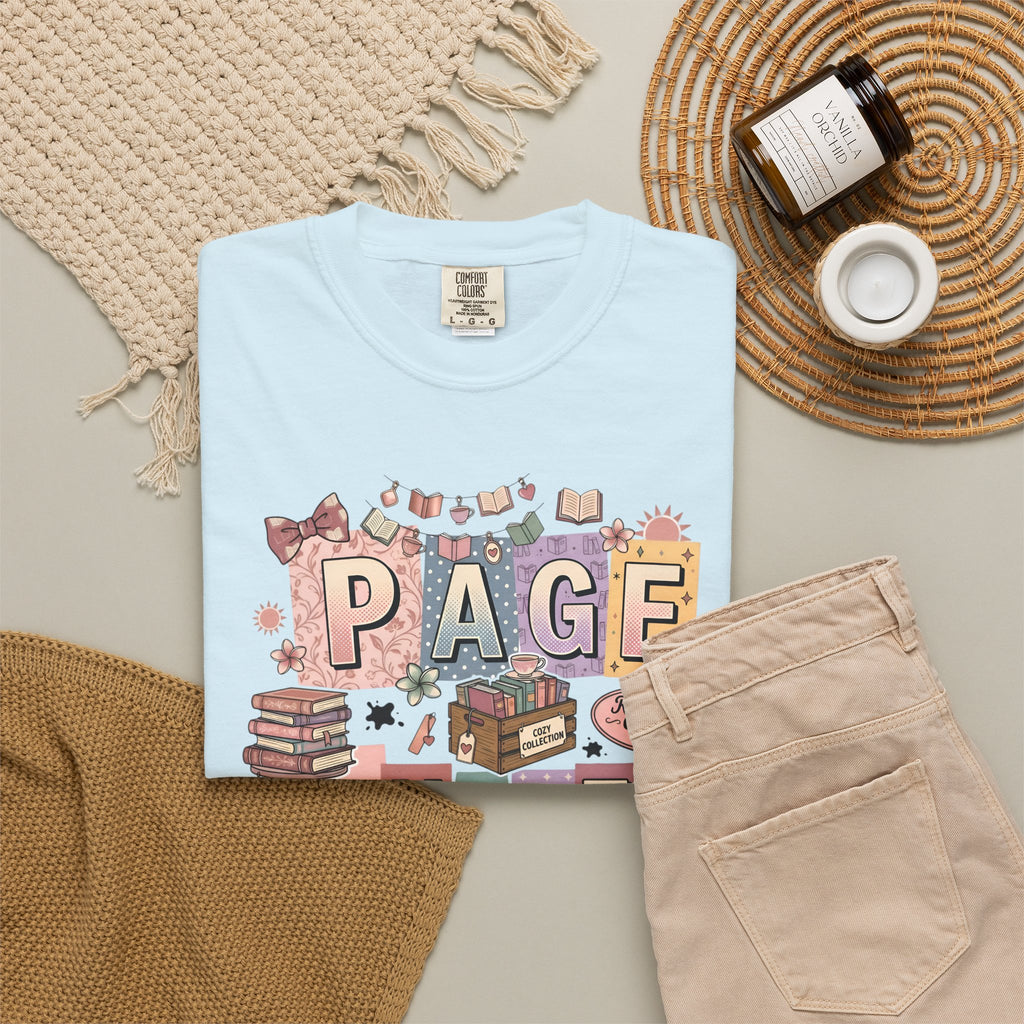 Page Turner T-Shirt — Cute Book Lover Graphic Tee