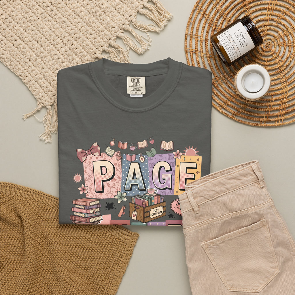 Page Turner T-Shirt — Cute Book Lover Graphic Tee