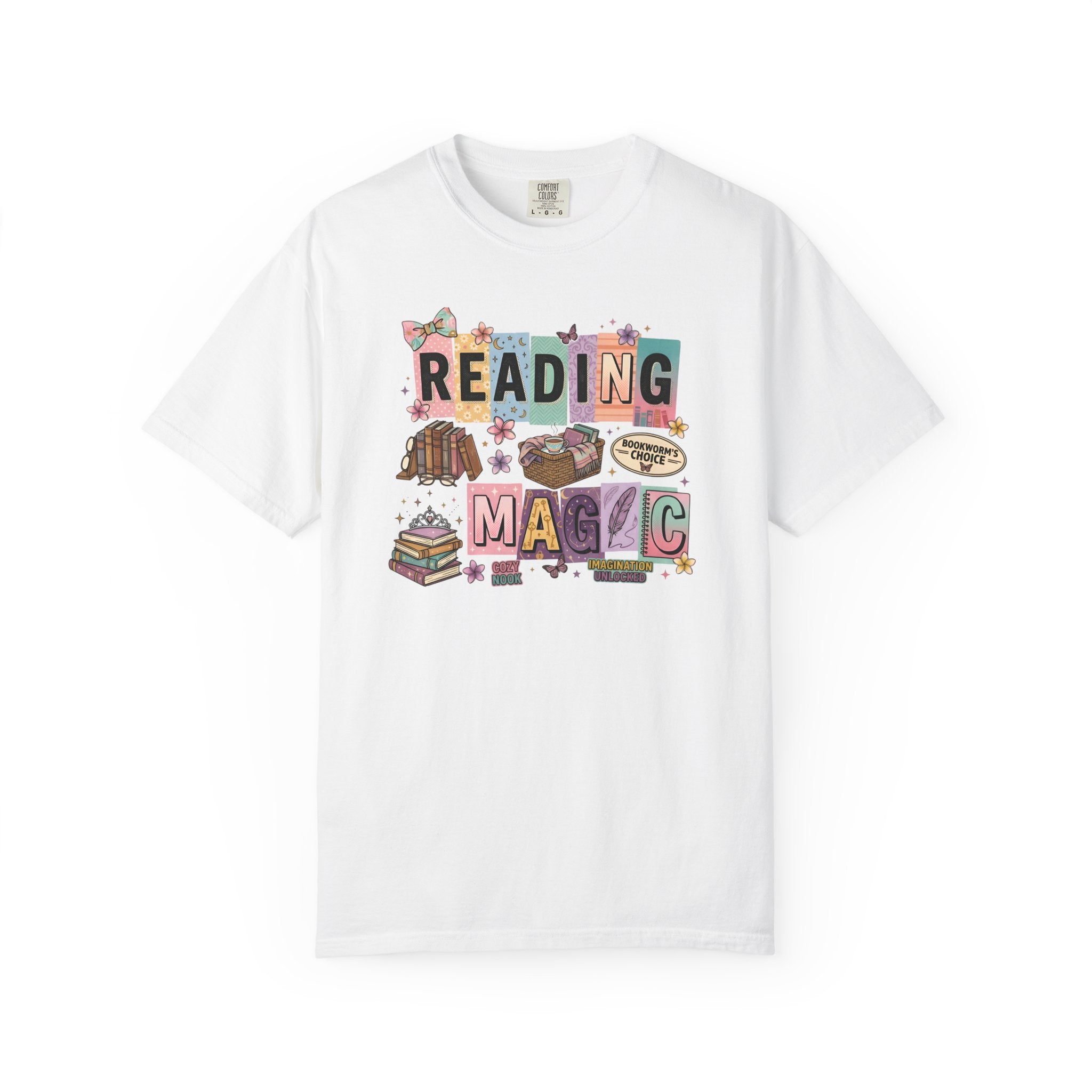 Reading Magic T-Shirt – Cute Book Lover Graphic Tee