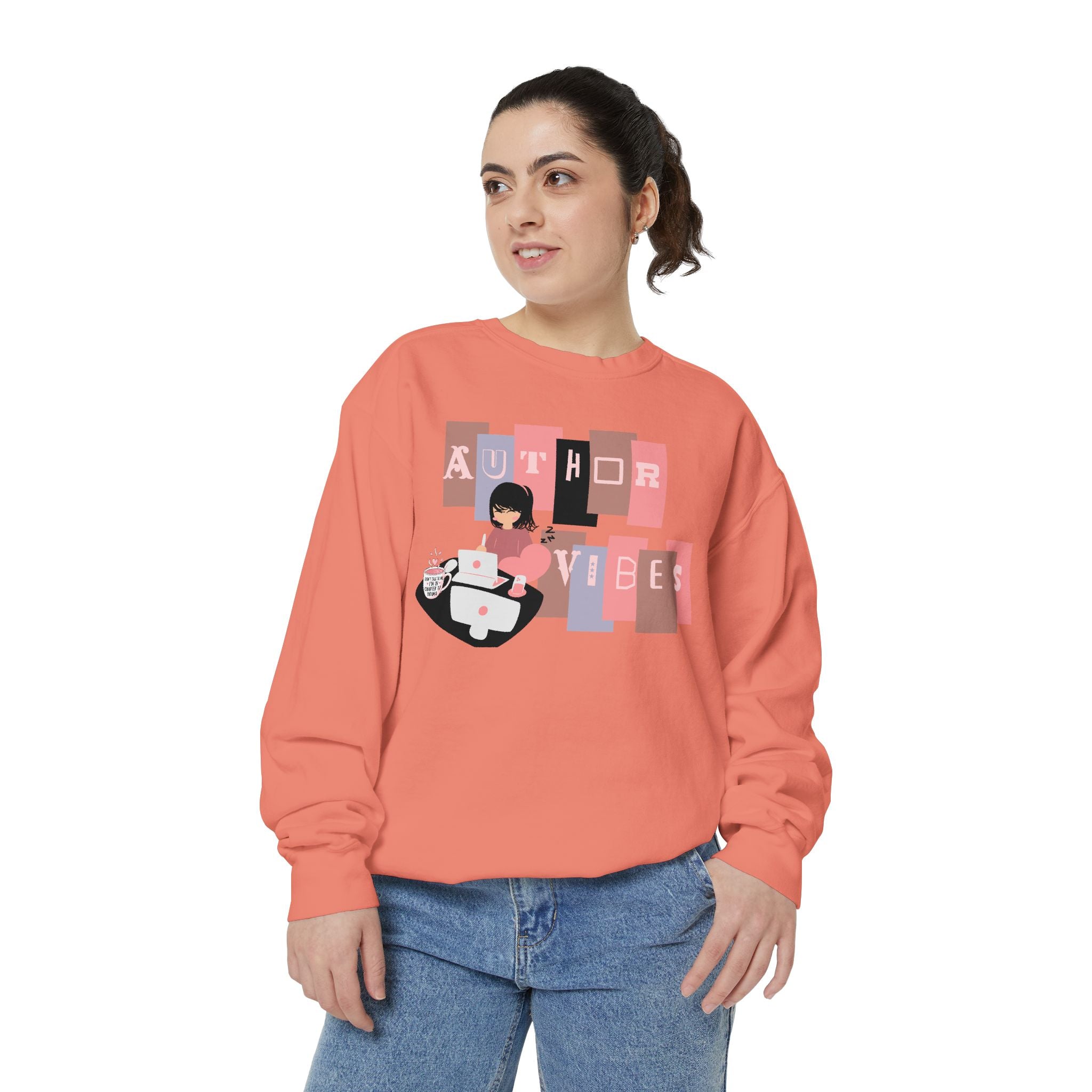 Author Vibes Sweatshirt — Cozy Writer Crewneck
