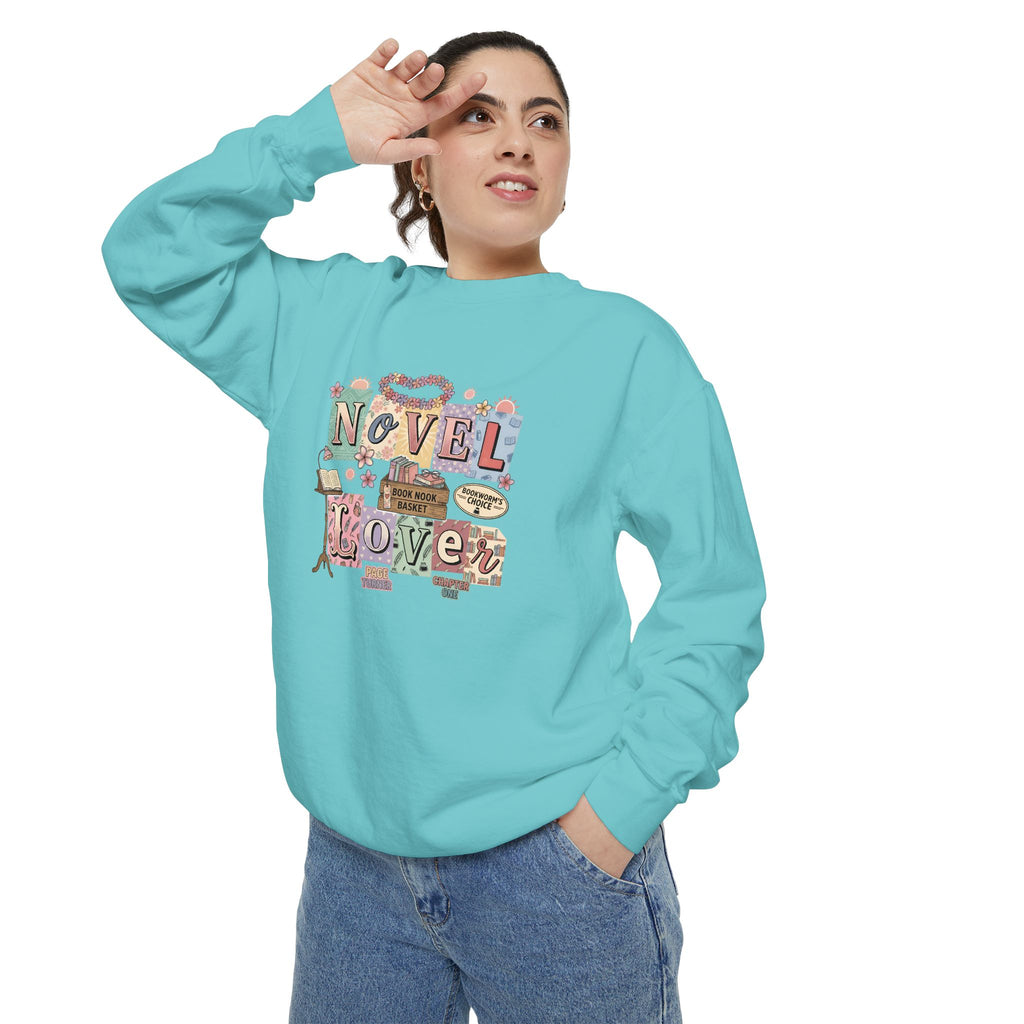 Novel Lover Sweatshirt — Cozy Bookish Graphic Pullover