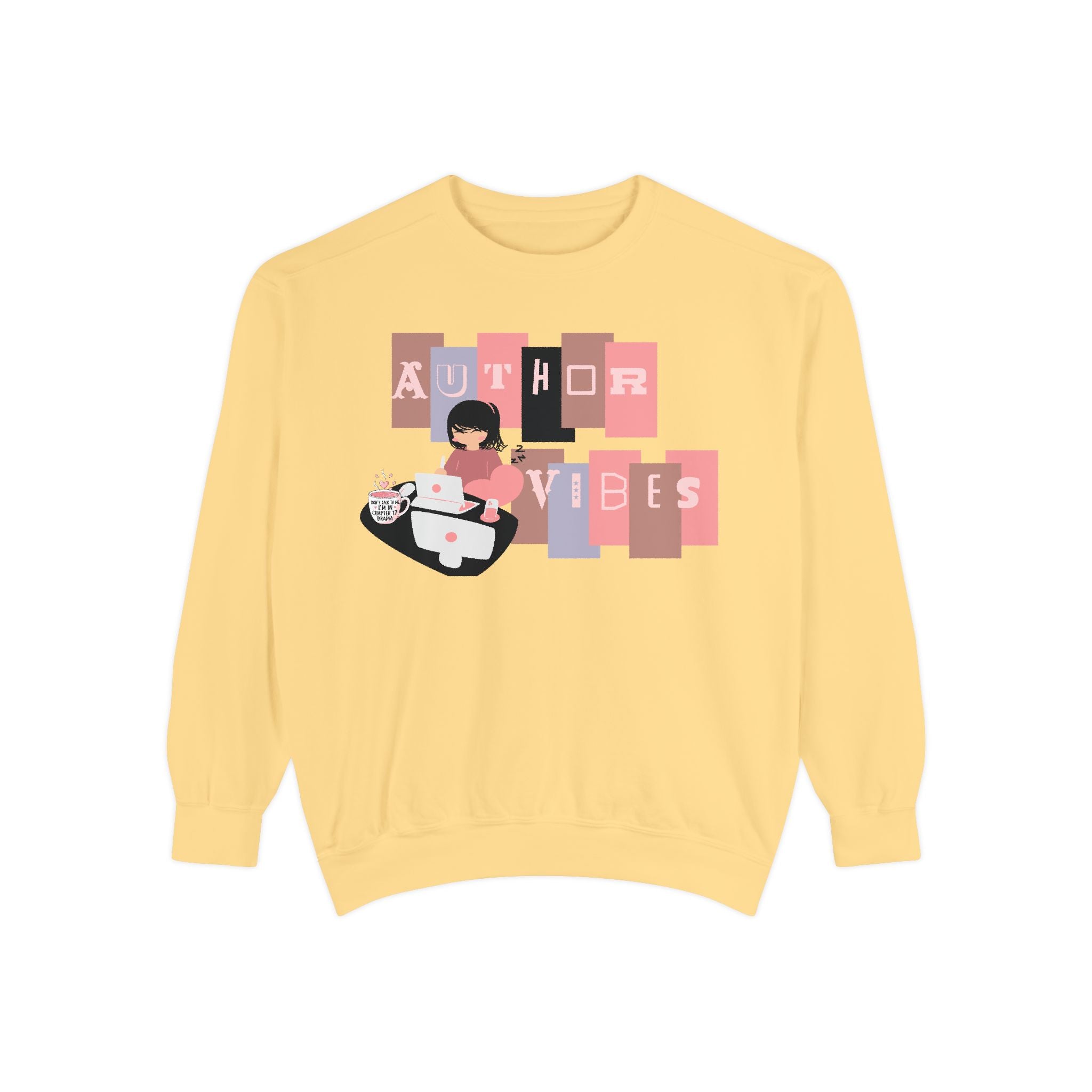Author Vibes Sweatshirt — Cozy Writer Crewneck