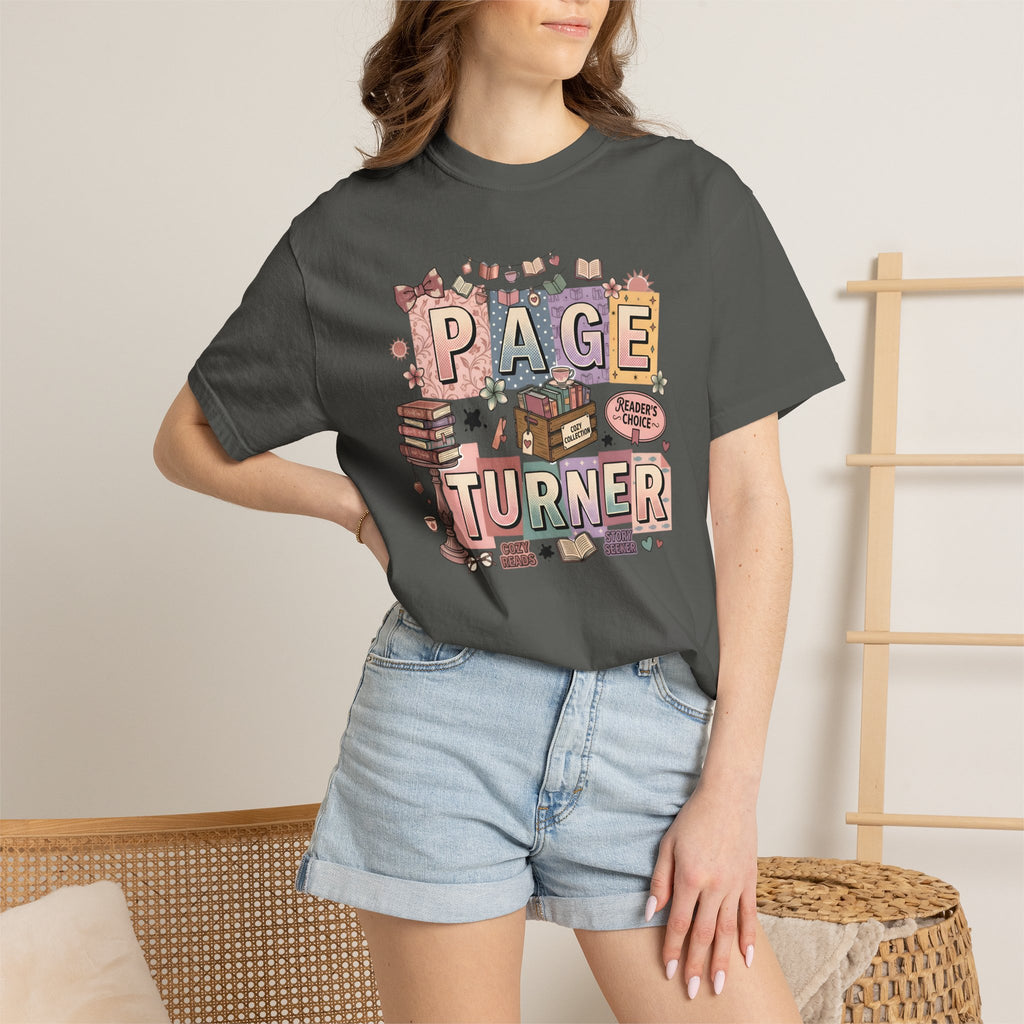 Page Turner T-Shirt — Cute Book Lover Graphic Tee