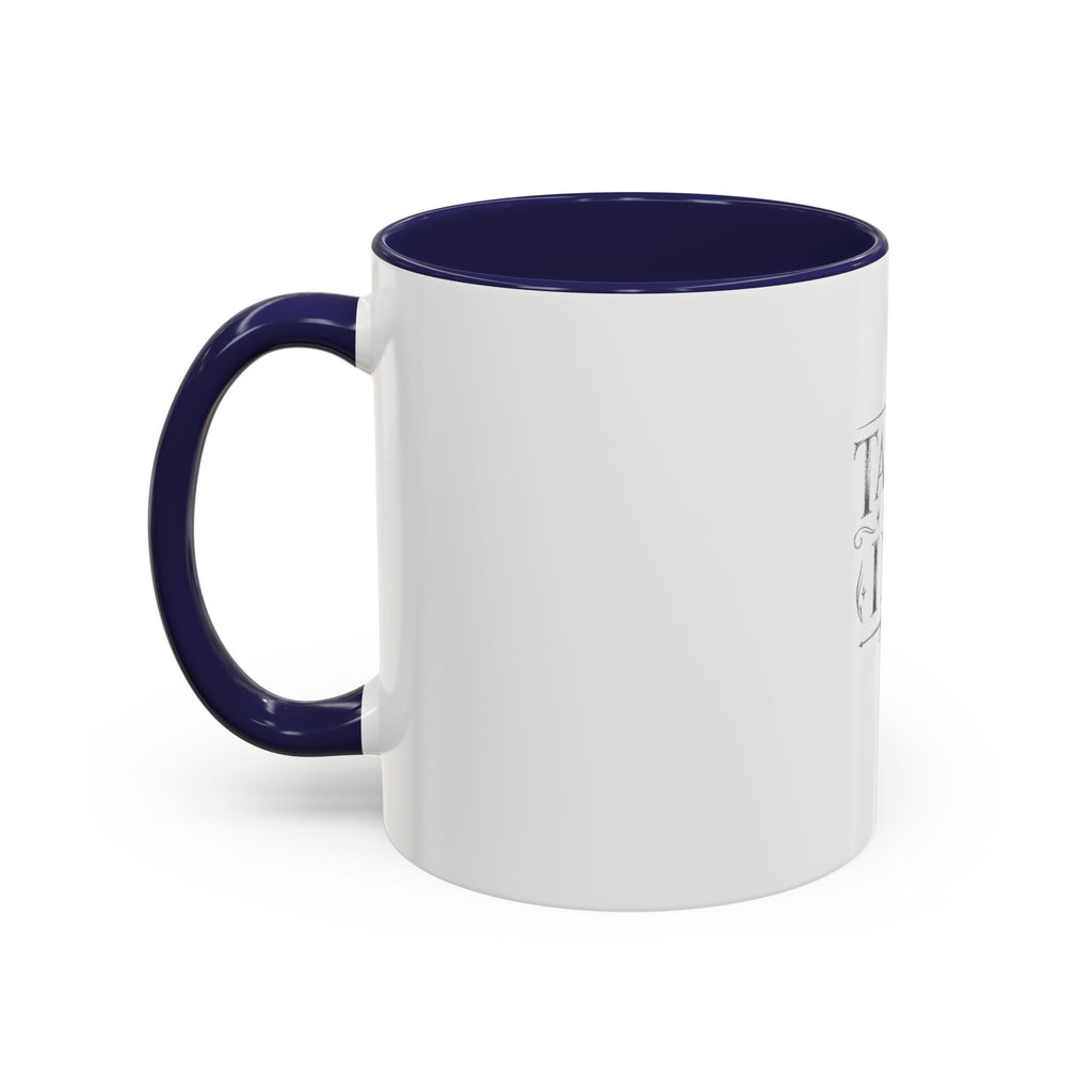 Tales & Ink Accent Coffee Mug — Literary Script 11/15oz