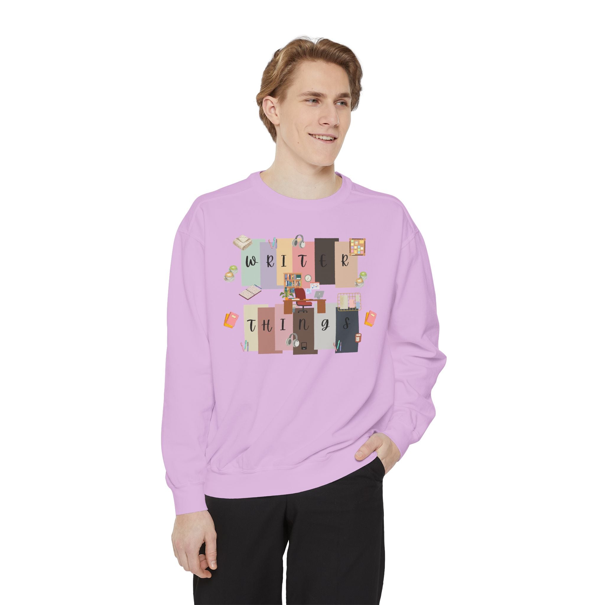 Write Things Sweatshirt — Cozy Writer Crewneck for Authors & Journalers