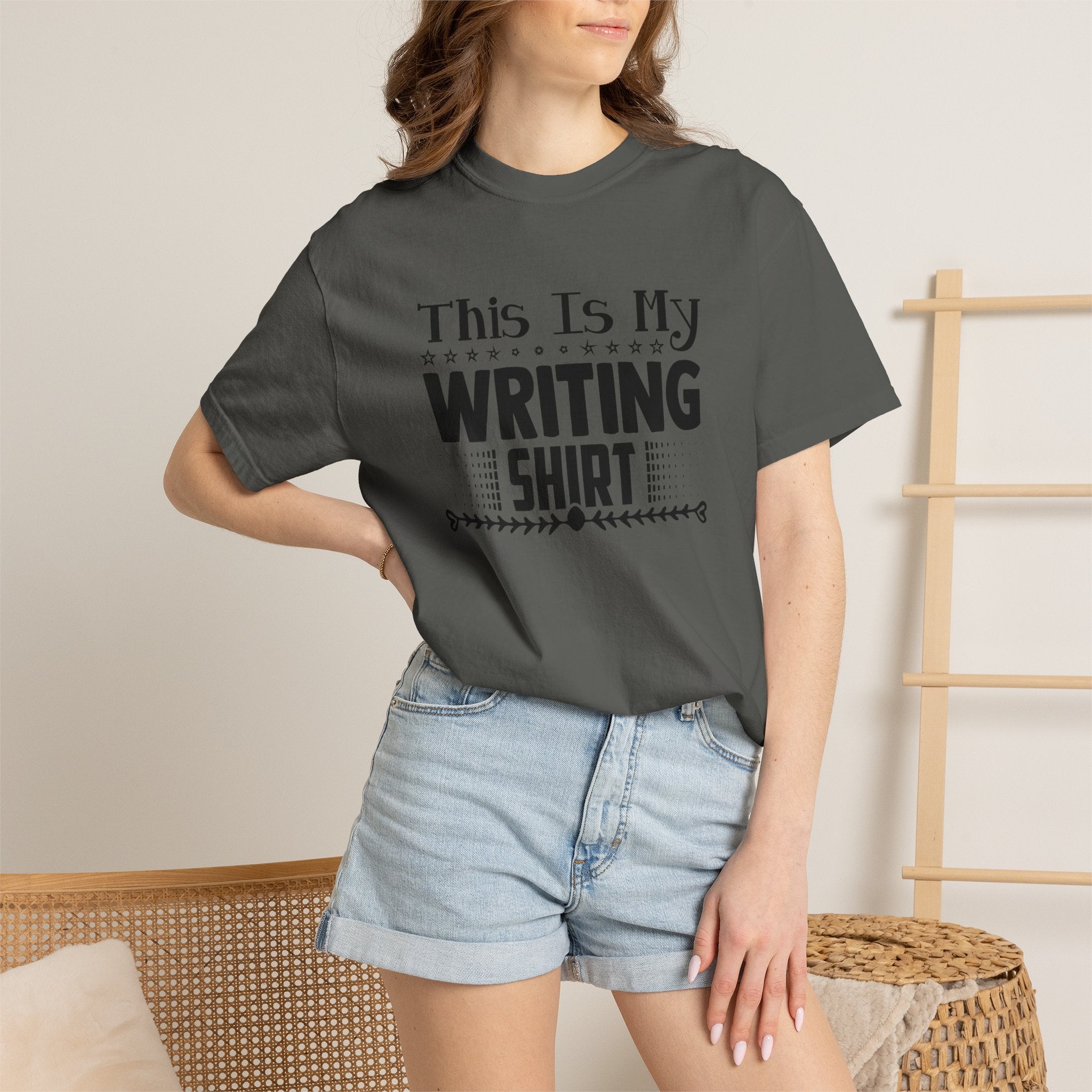 This Is My Writing Shirt T‑Shirt — Funny Writer Tee for Authors & Bloggers