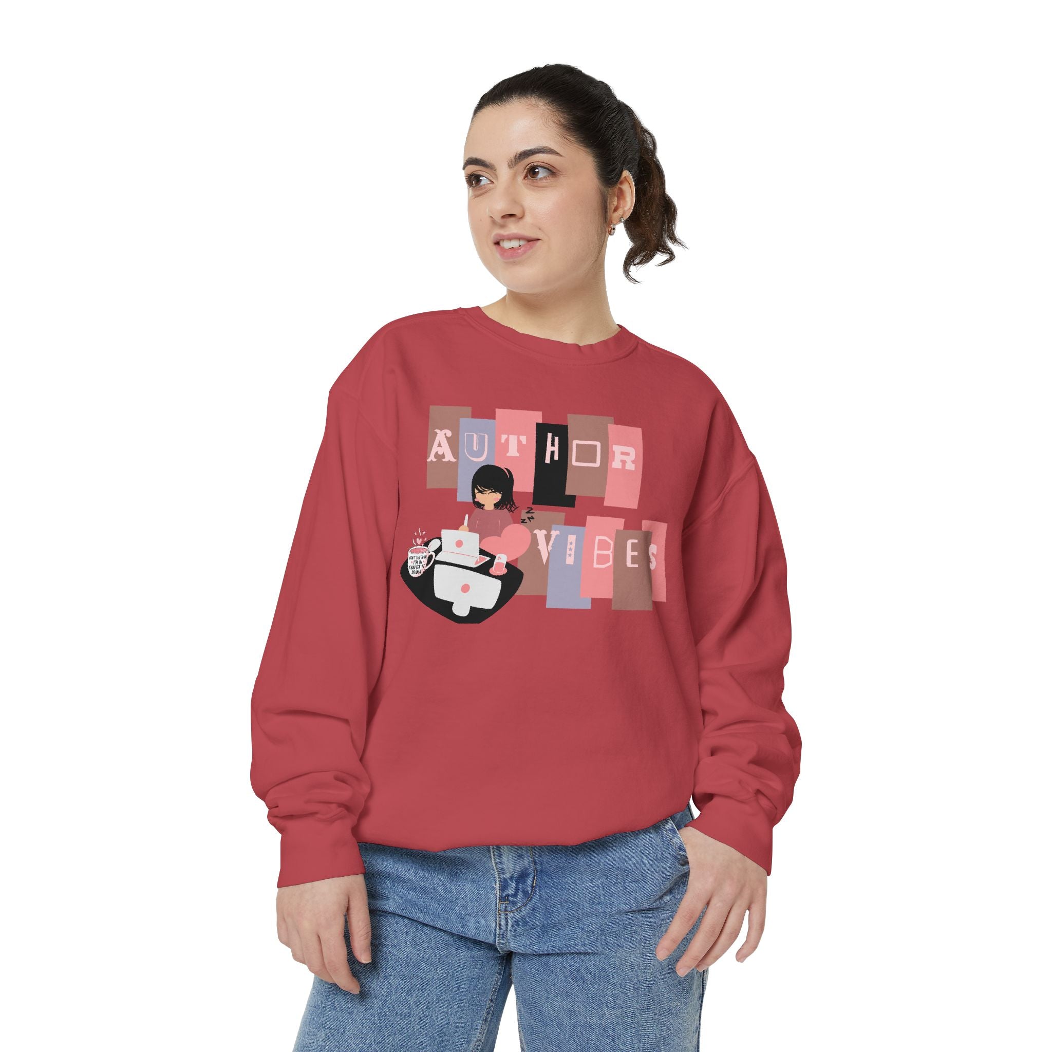 Author Vibes Sweatshirt — Cozy Writer Crewneck