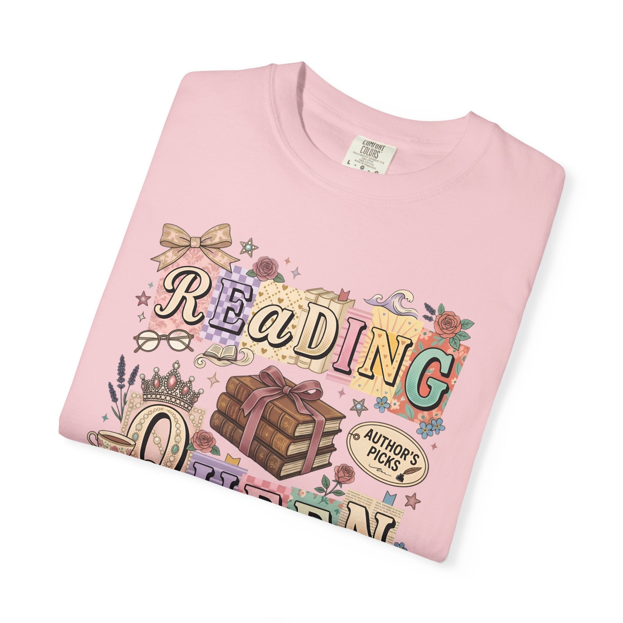 Reading Queen T-Shirt — Vintage Book Lover Tee