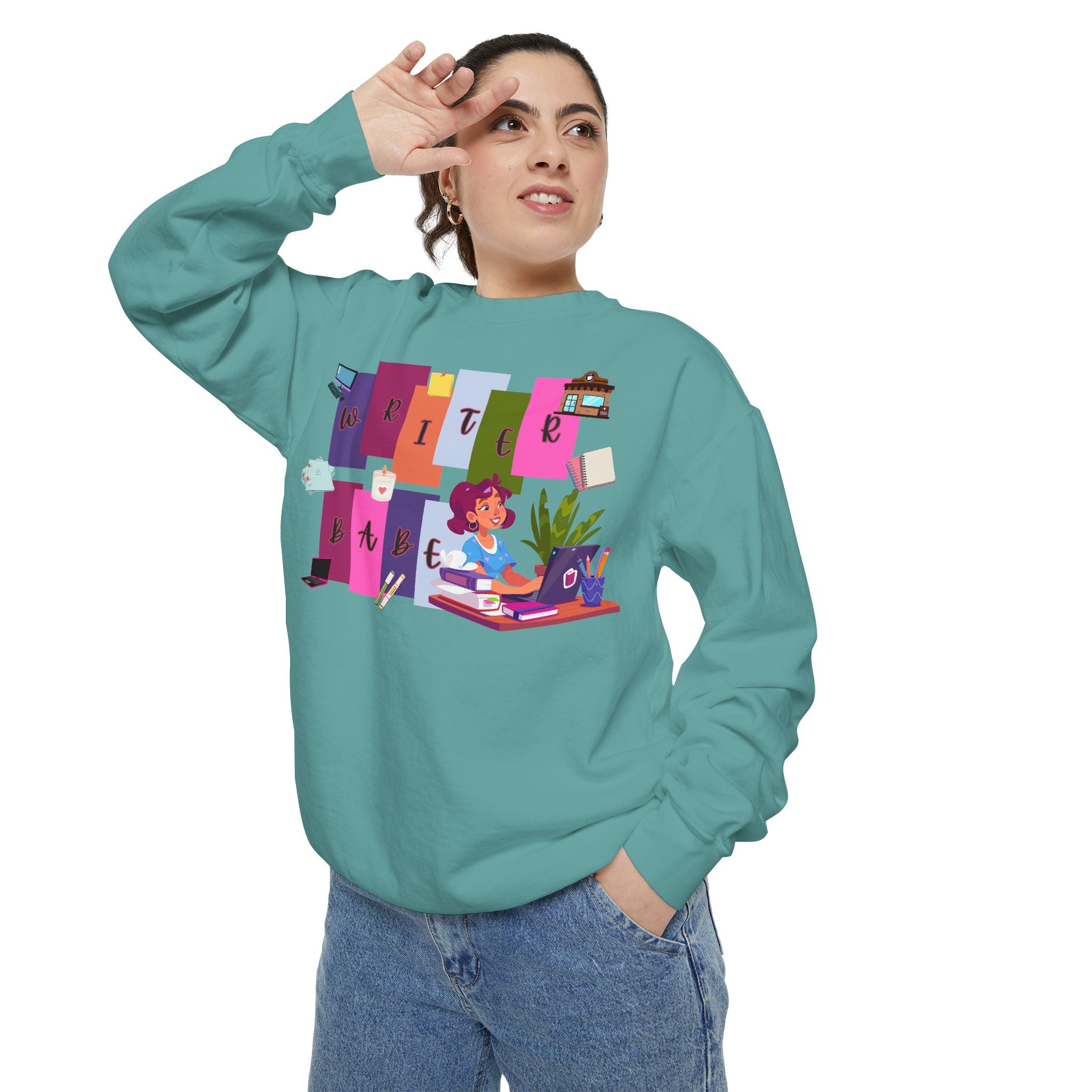 Writer Babe Crewneck Sweatshirt