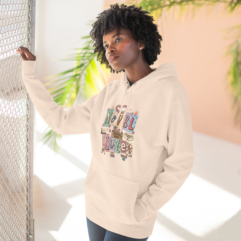 Novel Lover Hoodie — Cozy Literary Graphic Pullover