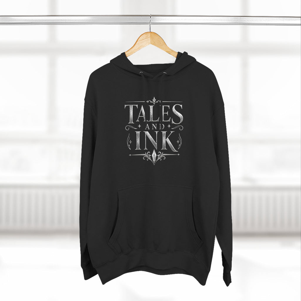 Tales & Ink Signature Hoodie — ‘For the Readers, Writers, Dreamers, Thinkers’ Cozy Fleece Pullover