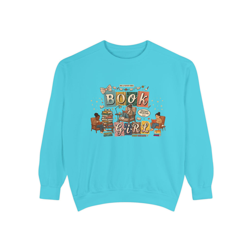 Book Girl Sweatshirt — Cozy Reading Lover Graphic Crewneck
