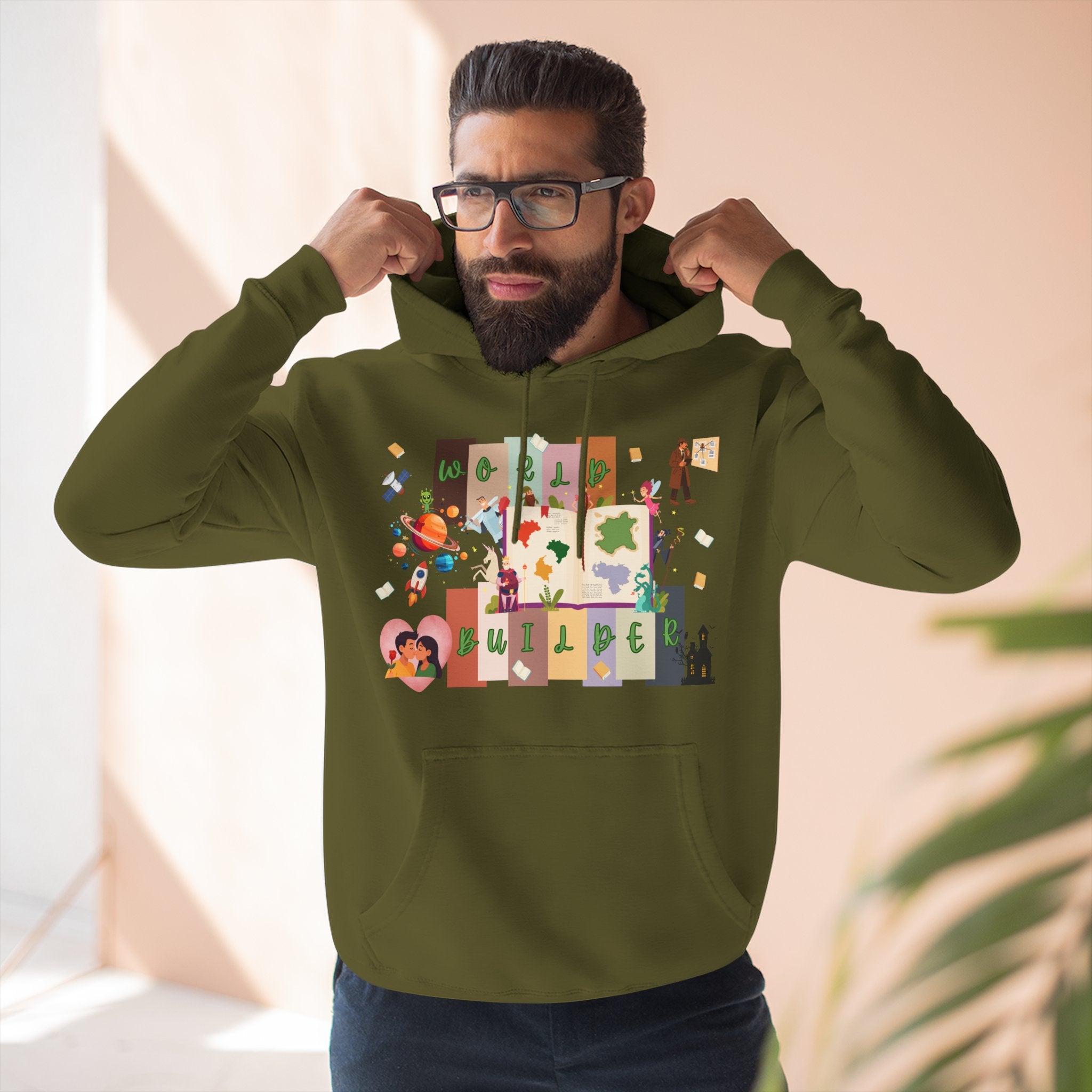 Writer Hoodie — World Builder Design Pullover