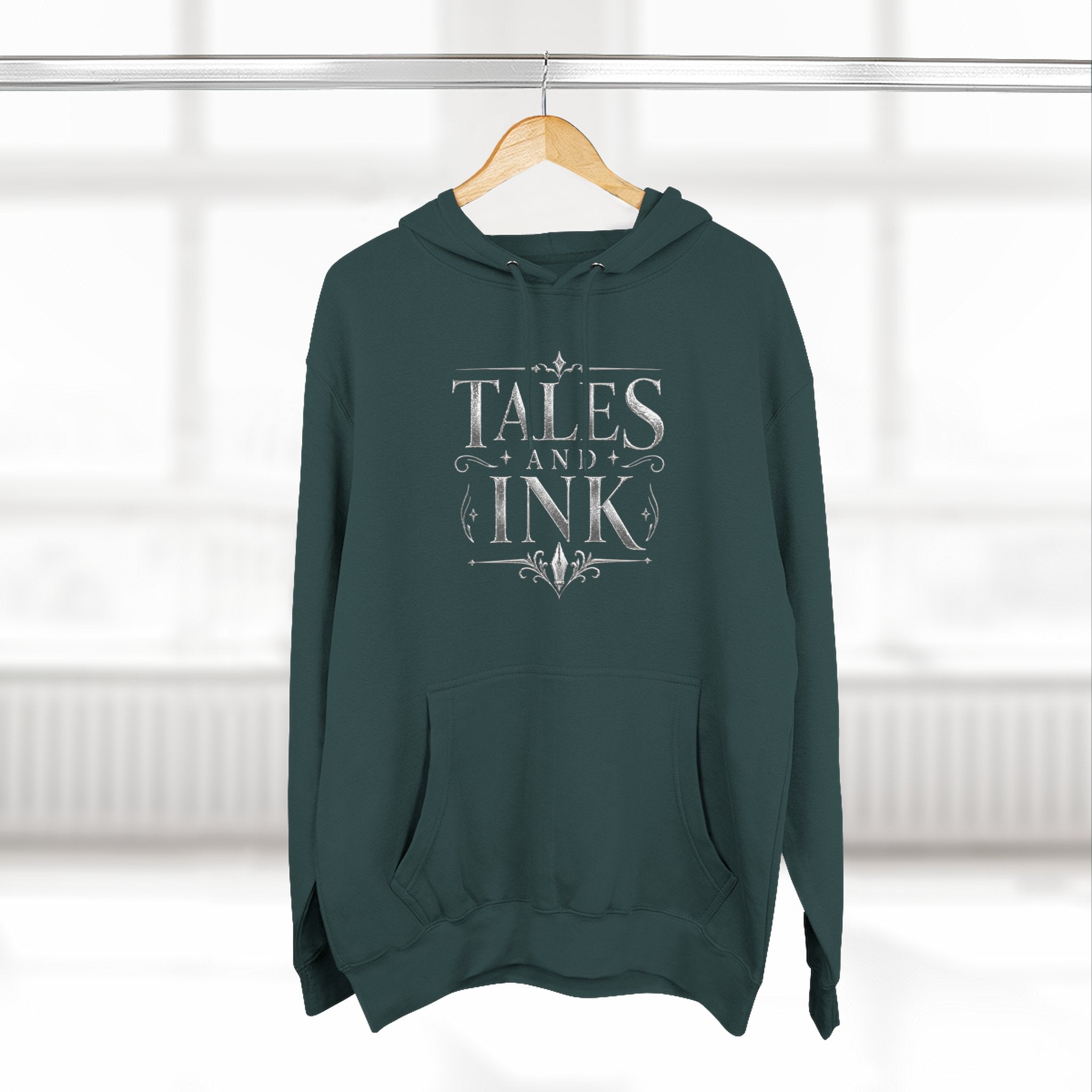 Tales & Ink Signature Hoodie — ‘For the Readers, Writers, Dreamers, Thinkers’ Cozy Fleece Pullover