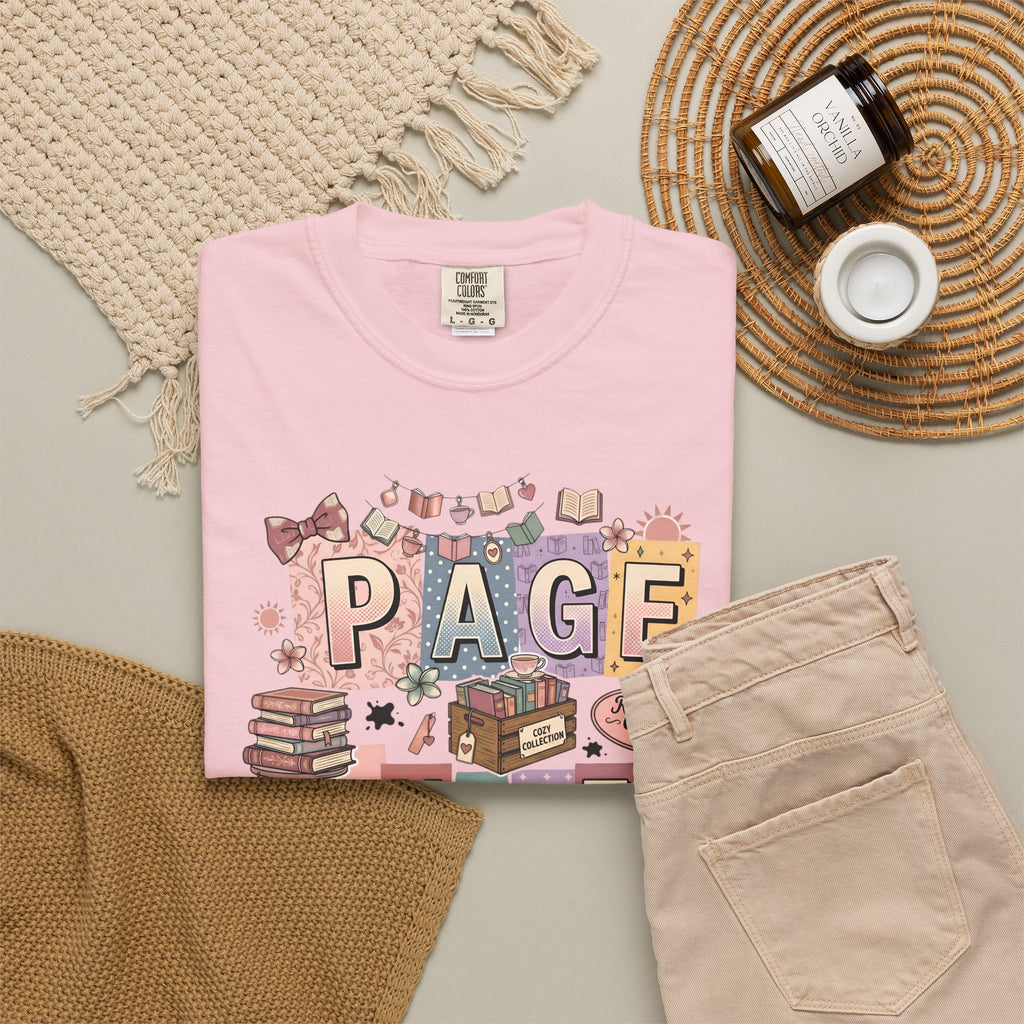 Page Turner T-Shirt — Cute Book Lover Graphic Tee