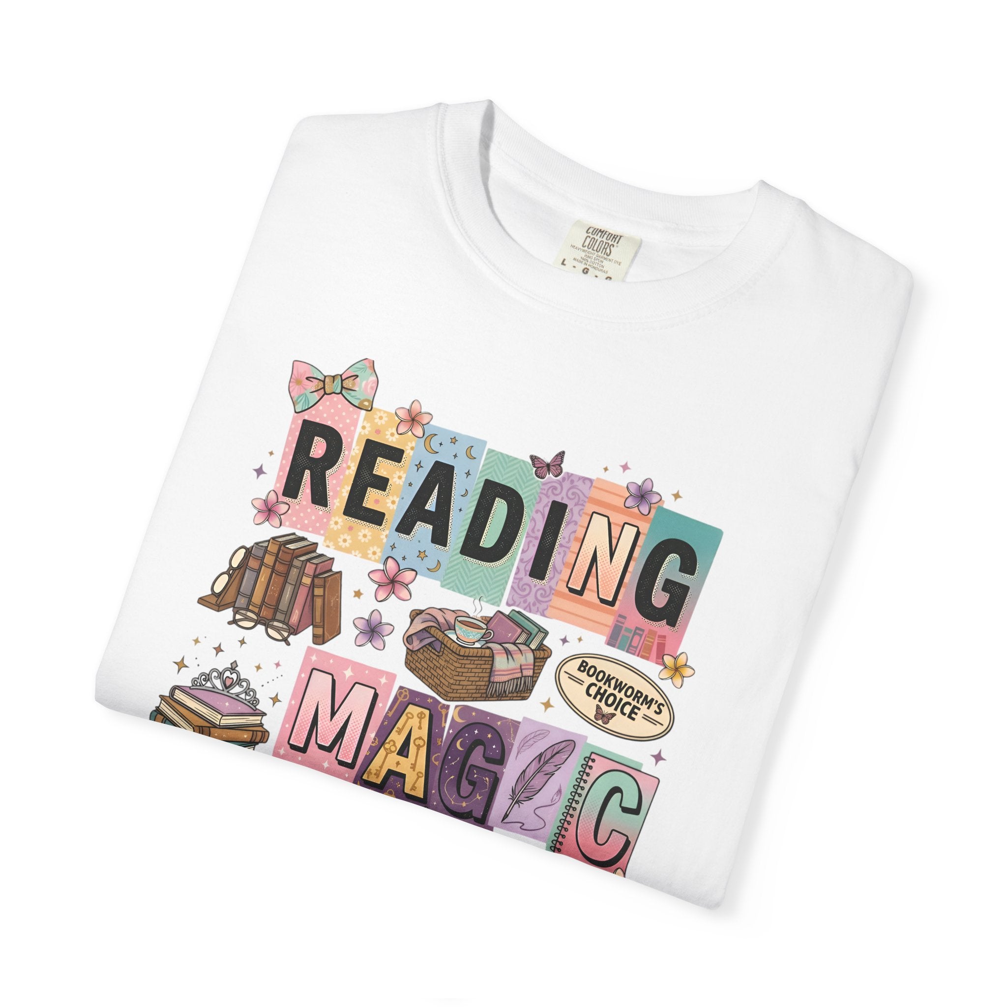 Reading Magic T-Shirt – Cute Book Lover Graphic Tee