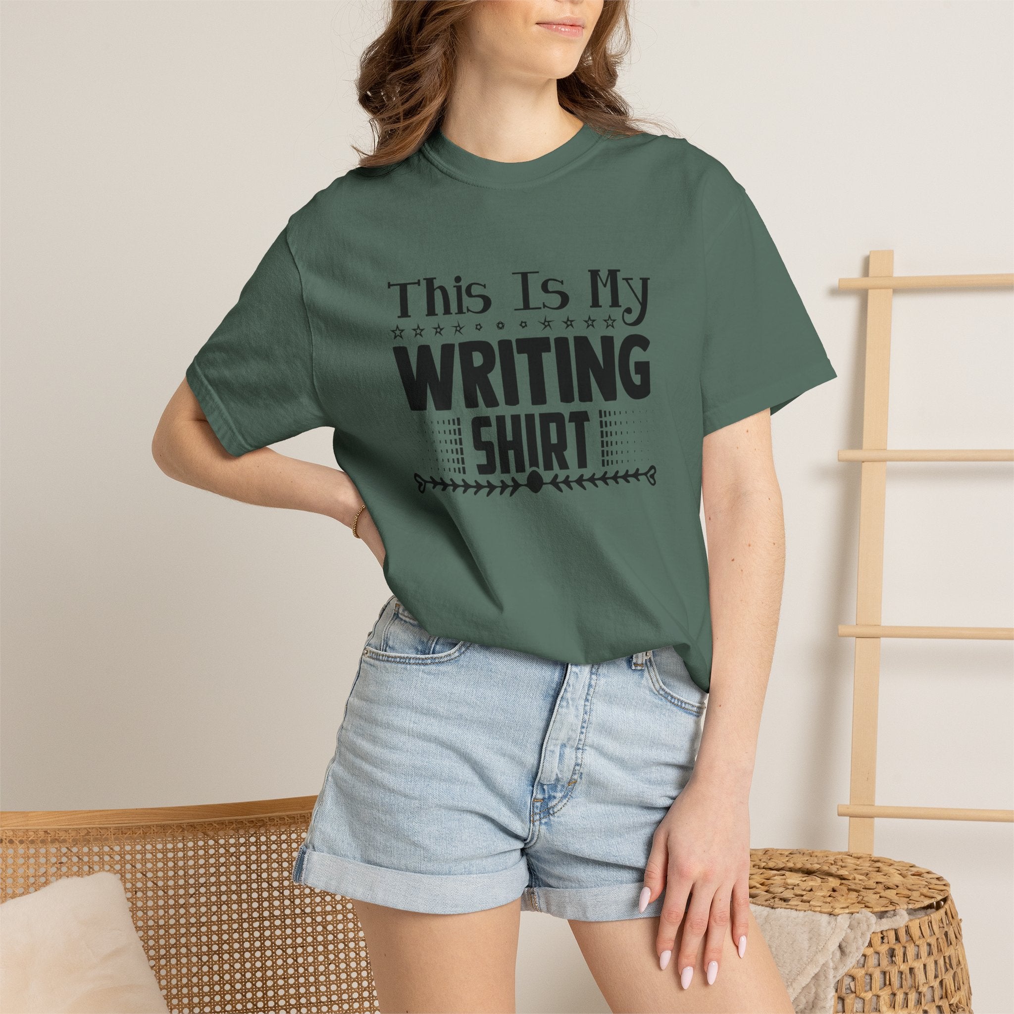 This Is My Writing Shirt T‑Shirt — Funny Writer Tee for Authors & Bloggers