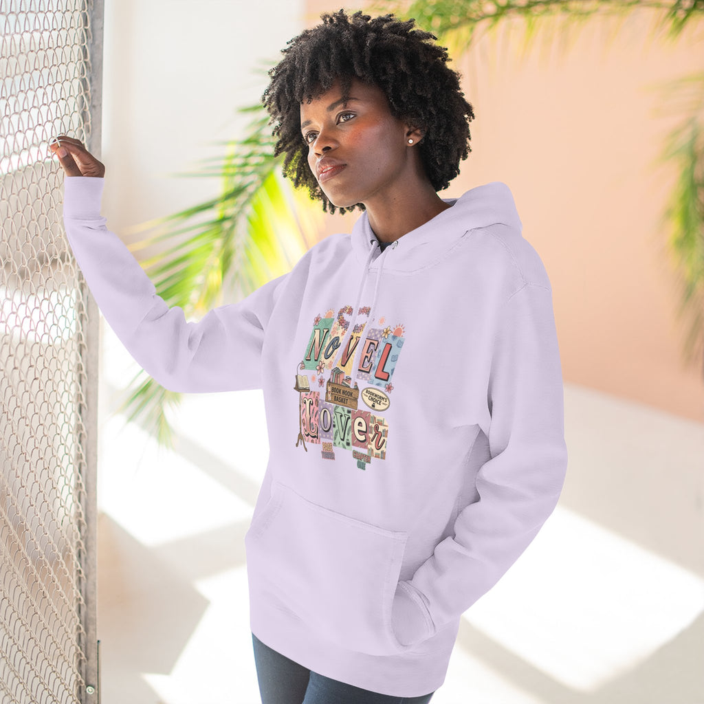 Novel Lover Hoodie — Cozy Literary Graphic Pullover