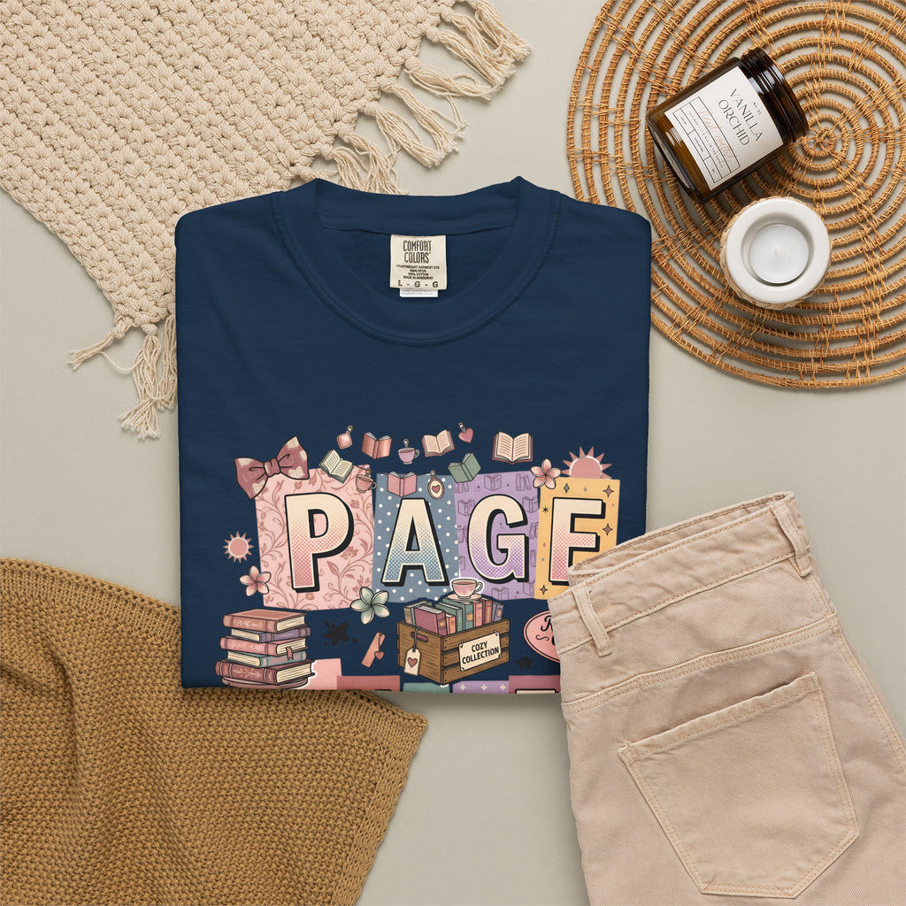 Page Turner T-Shirt — Cute Book Lover Graphic Tee
