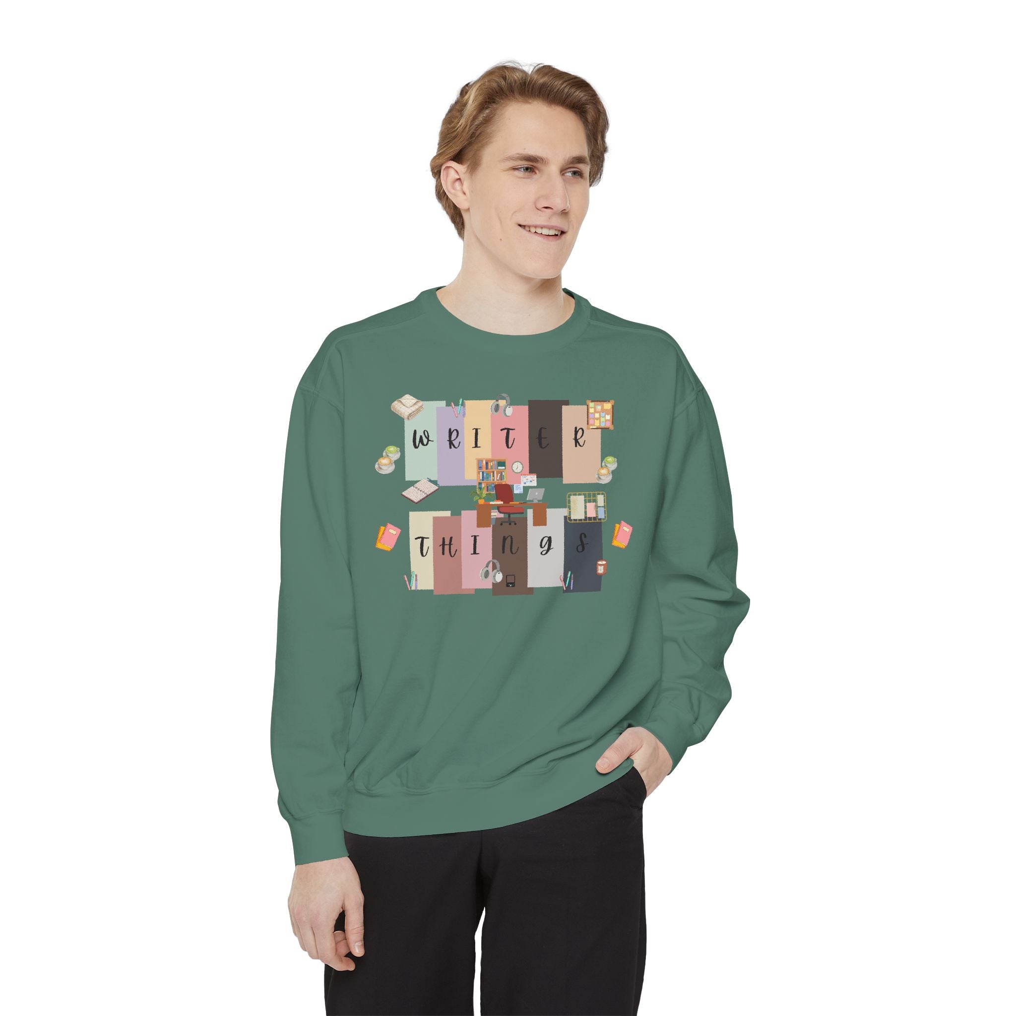 Write Things Sweatshirt — Cozy Writer Crewneck for Authors & Journalers