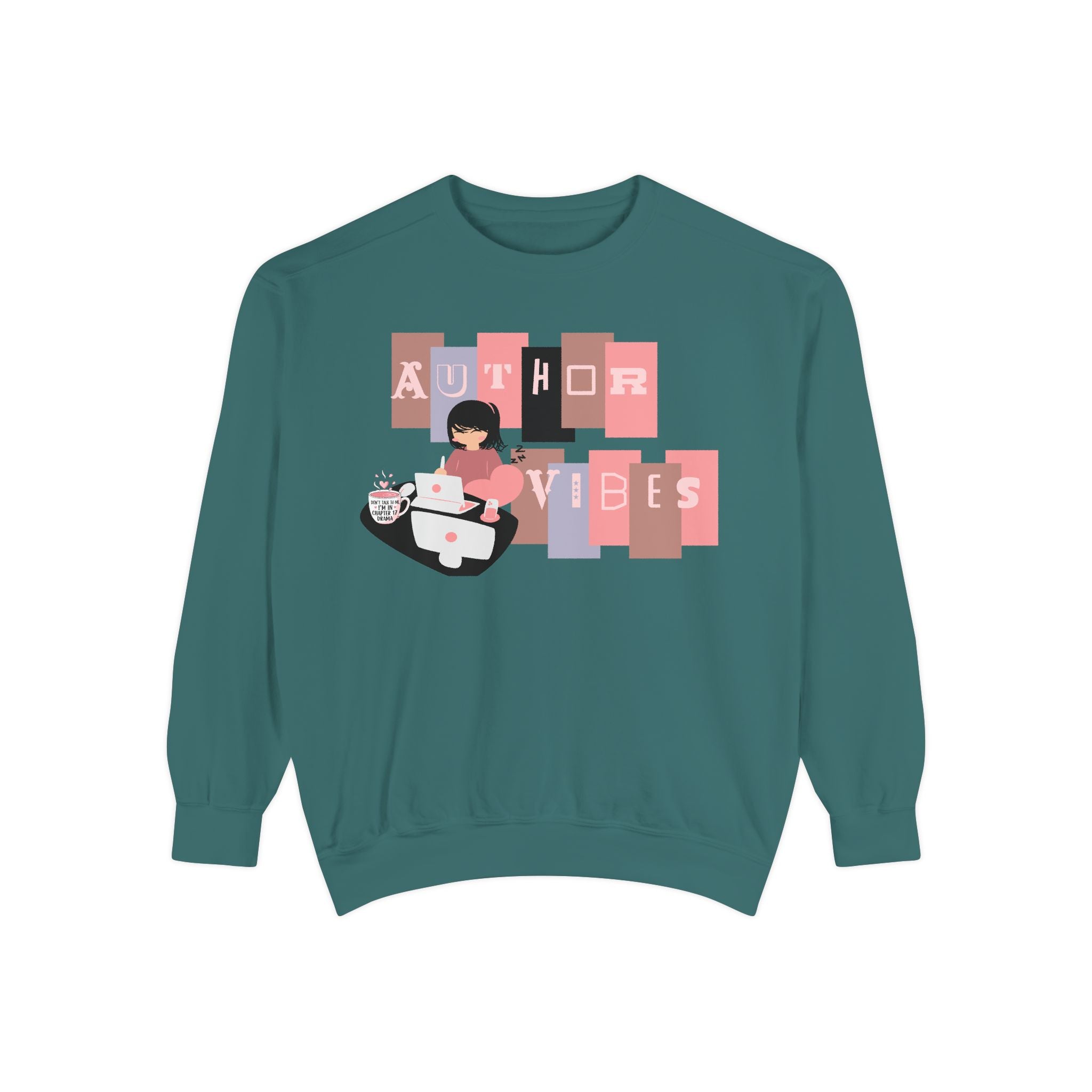 Author Vibes Sweatshirt — Cozy Writer Crewneck