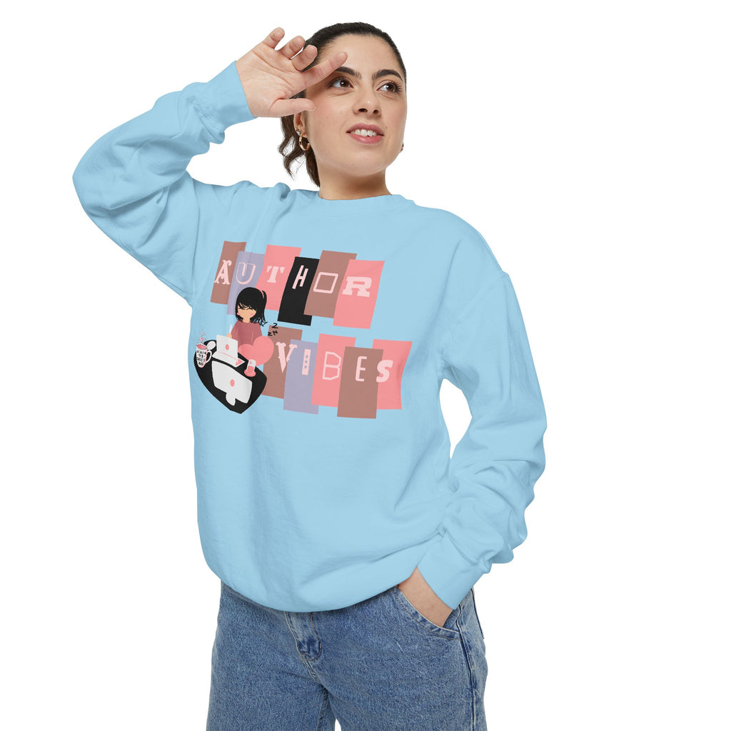 Author Vibes Sweatshirt — Cozy Writer Crewneck