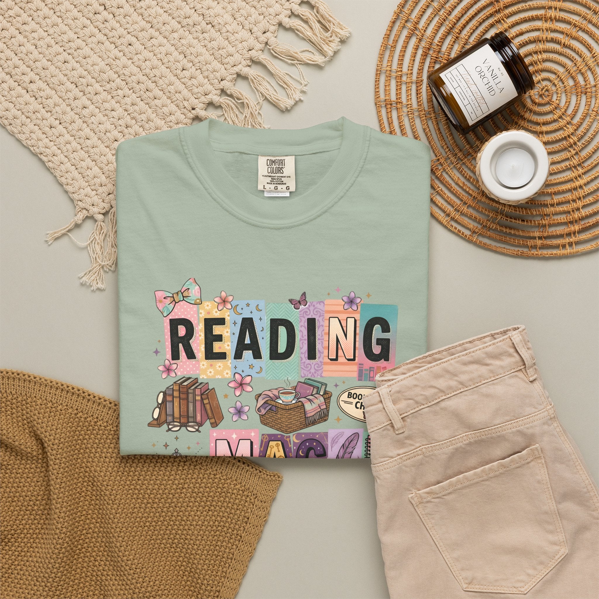 Reading Magic T-Shirt – Cute Book Lover Graphic Tee