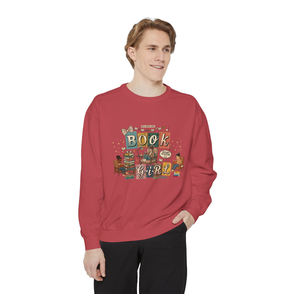 Book Girl Sweatshirt — Cozy Reading Lover Graphic Crewneck