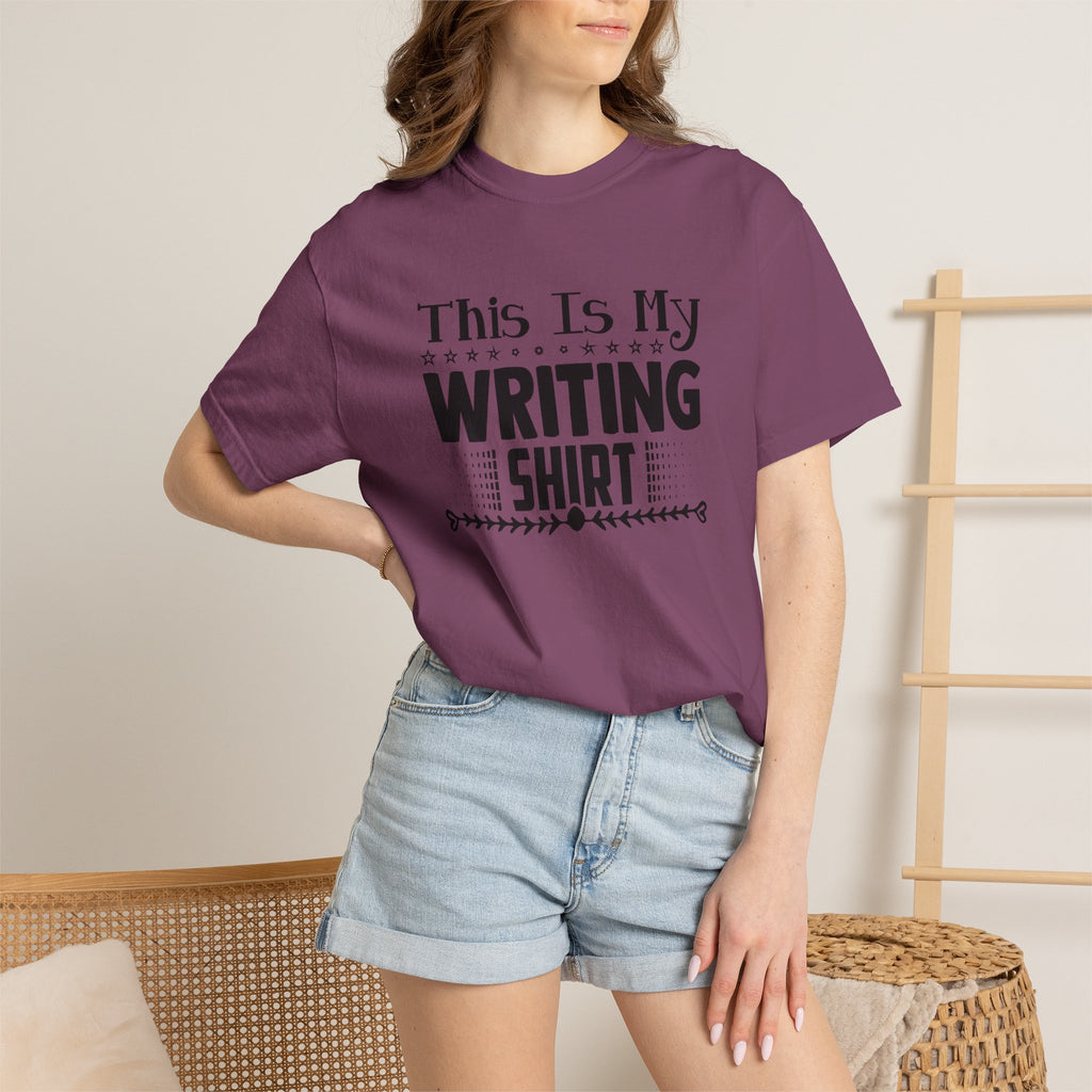 This Is My Writing Shirt T‑Shirt — Funny Writer Tee for Authors & Bloggers