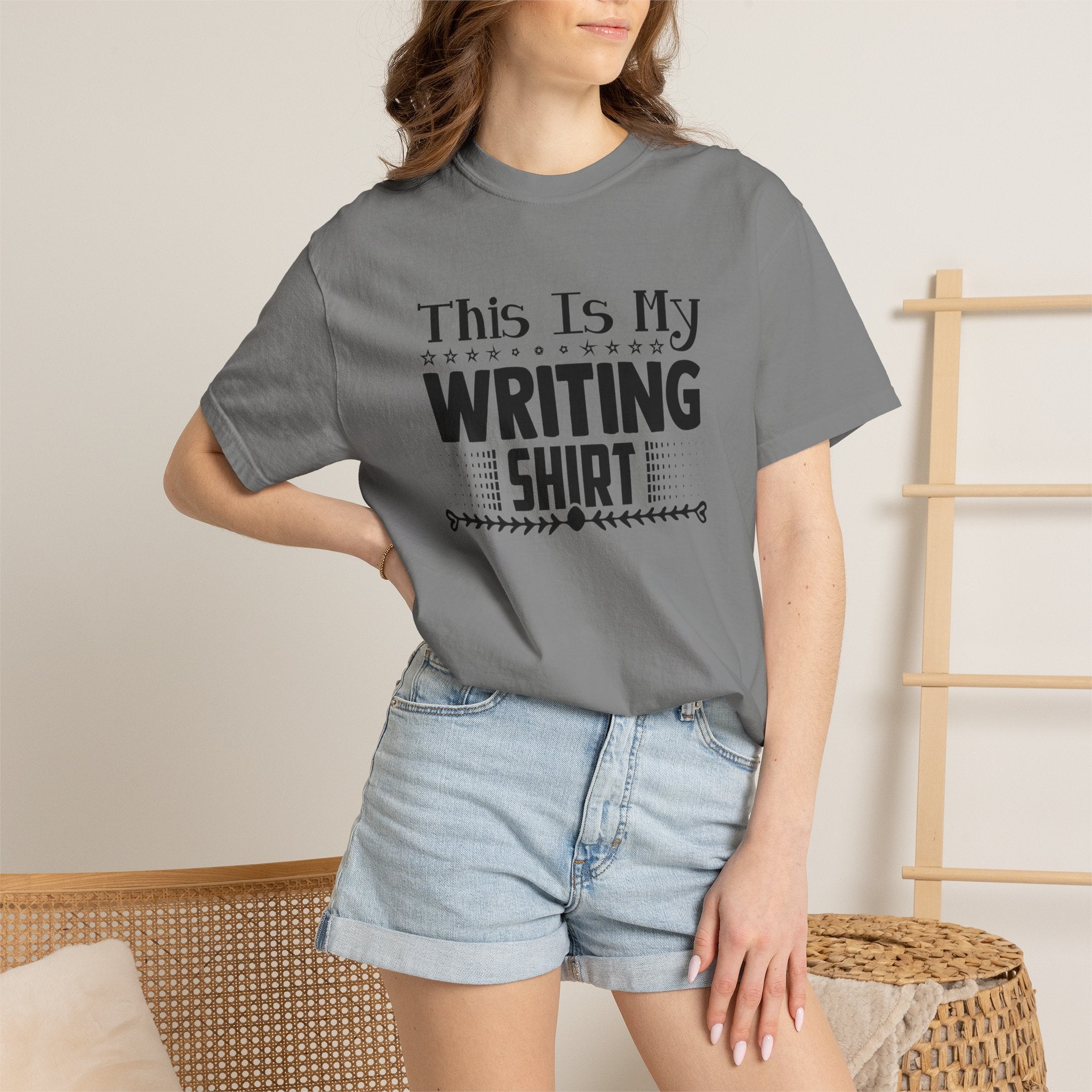 This Is My Writing Shirt T‑Shirt — Funny Writer Tee for Authors & Bloggers