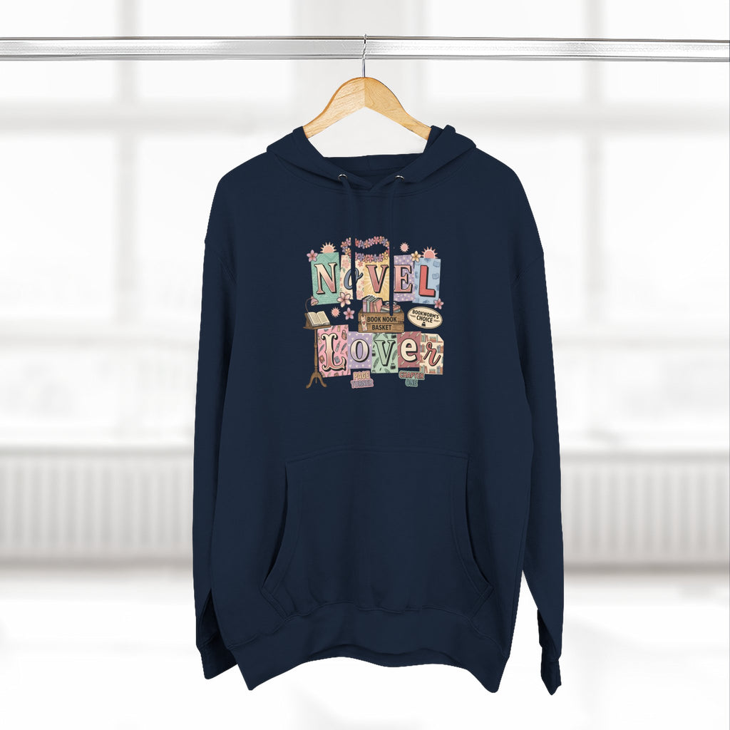 Novel Lover Hoodie — Cozy Literary Graphic Pullover