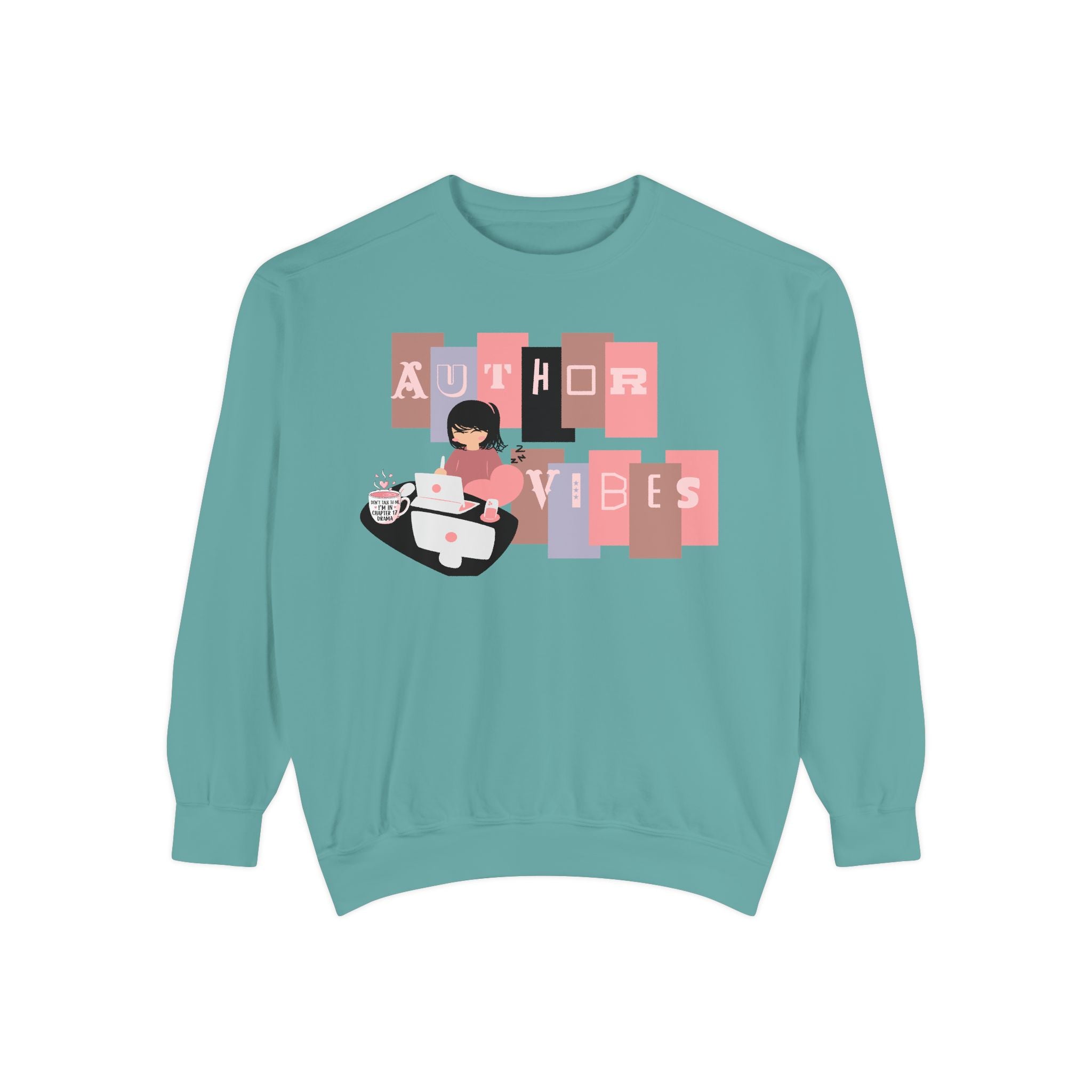 Author Vibes Sweatshirt — Cozy Writer Crewneck