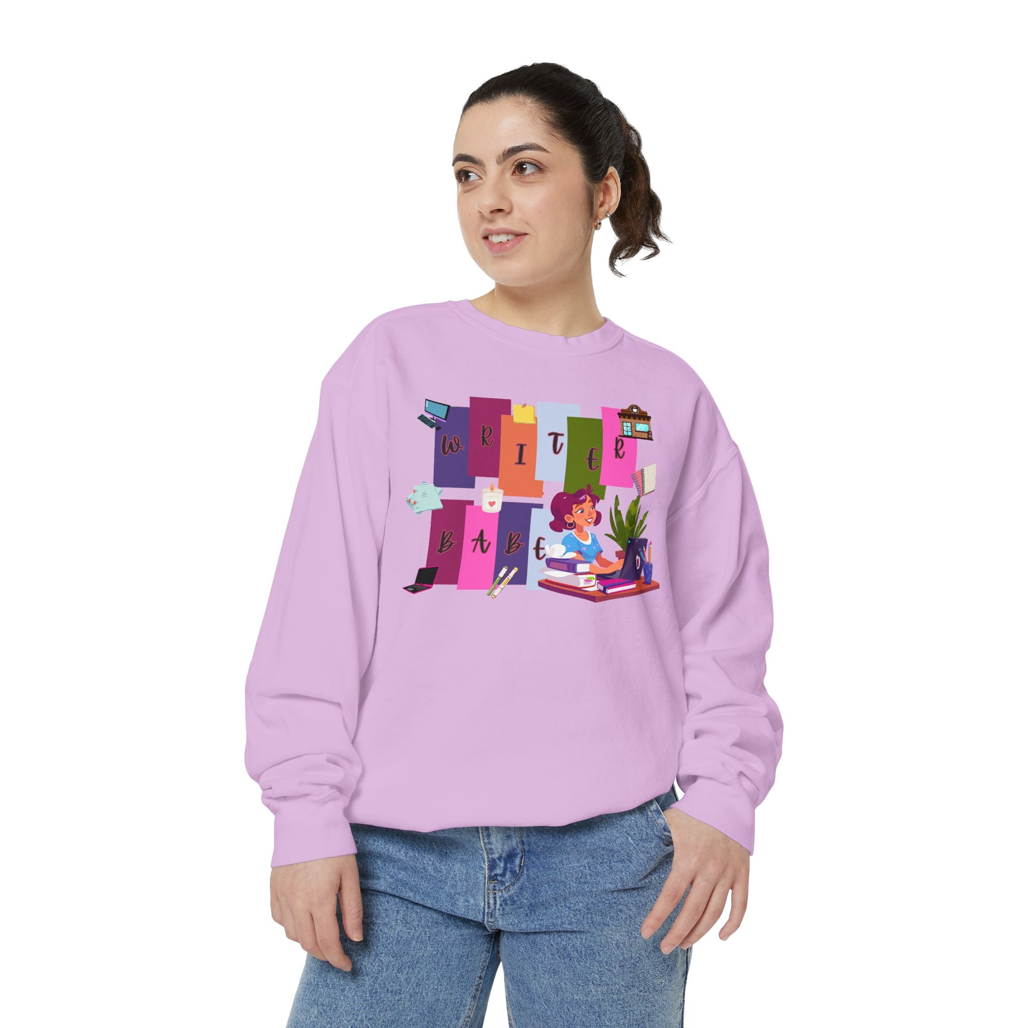 Writer Babe Crewneck Sweatshirt