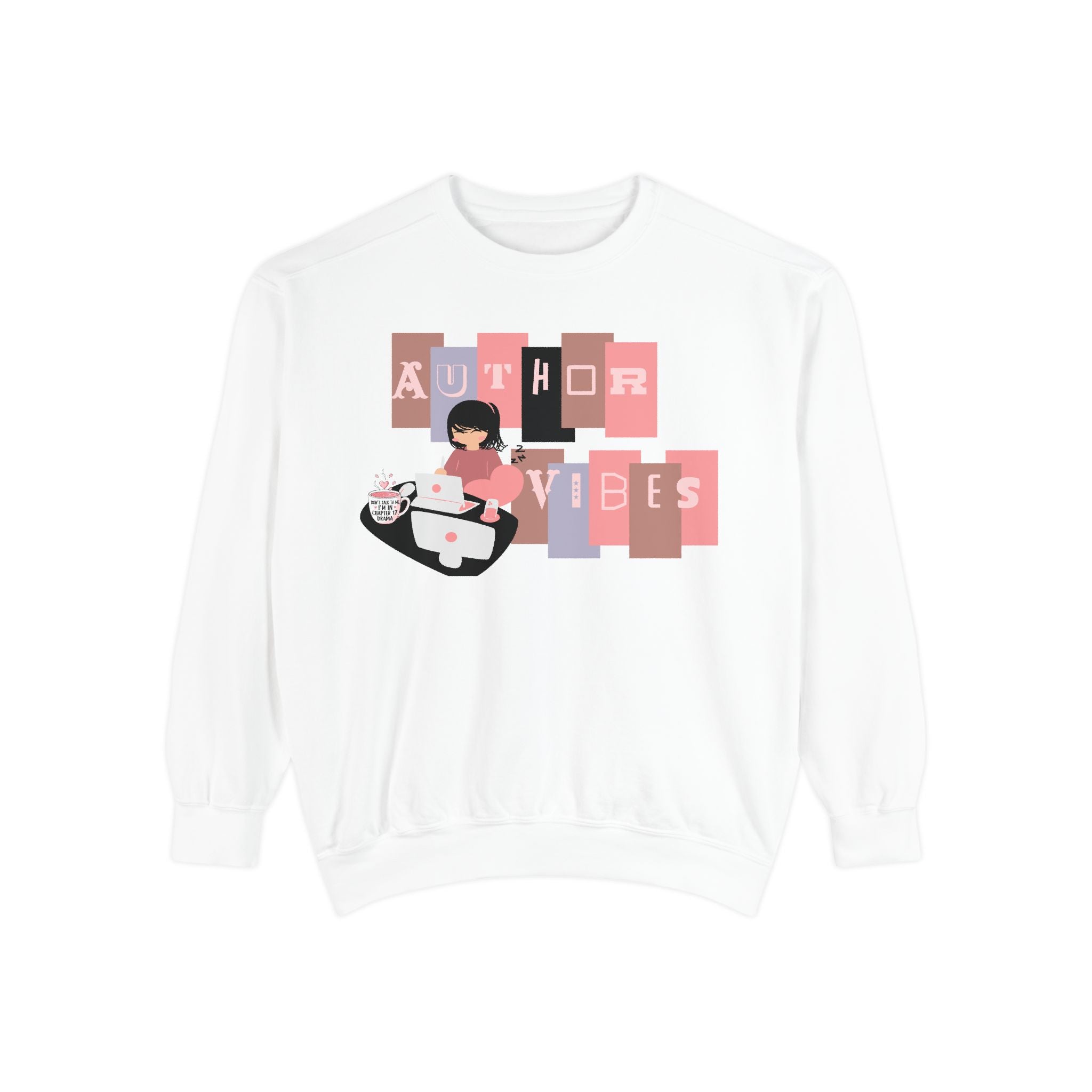 Author Vibes Sweatshirt — Cozy Writer Crewneck