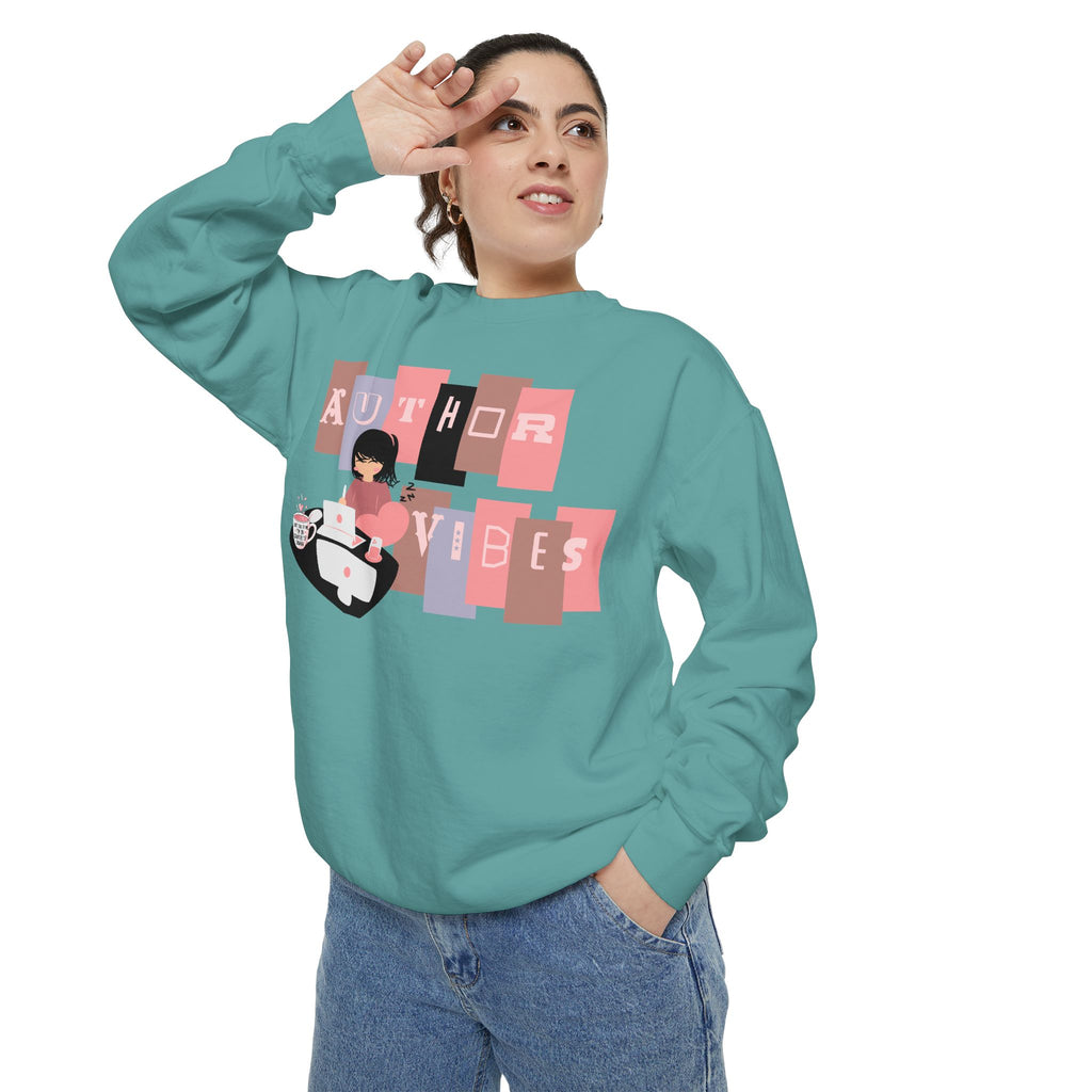 Author Vibes Sweatshirt — Cozy Writer Crewneck