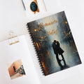 Romance Notes Spiral Notebook — Rainy City Couples Journal