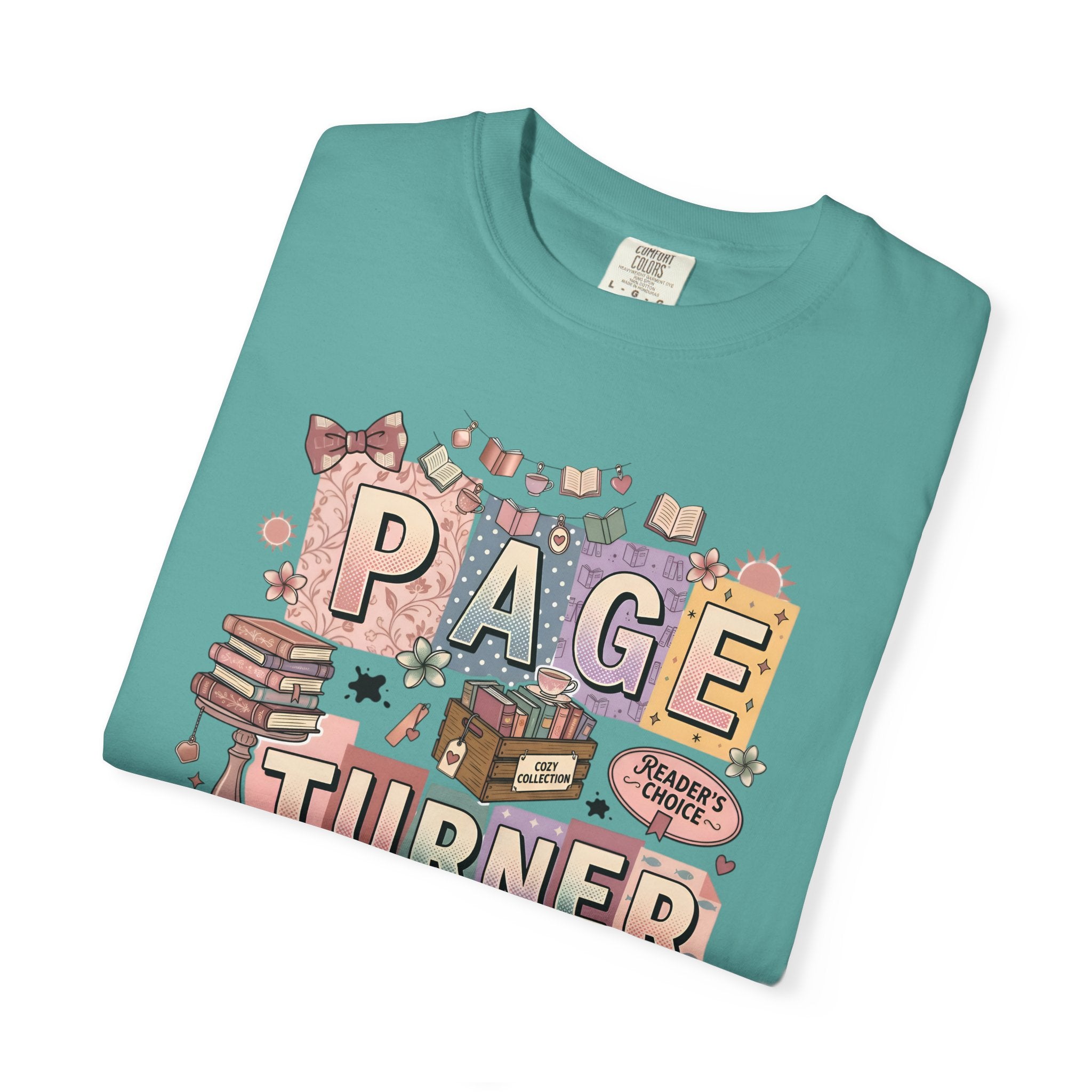 Page Turner T-Shirt — Cute Book Lover Graphic Tee